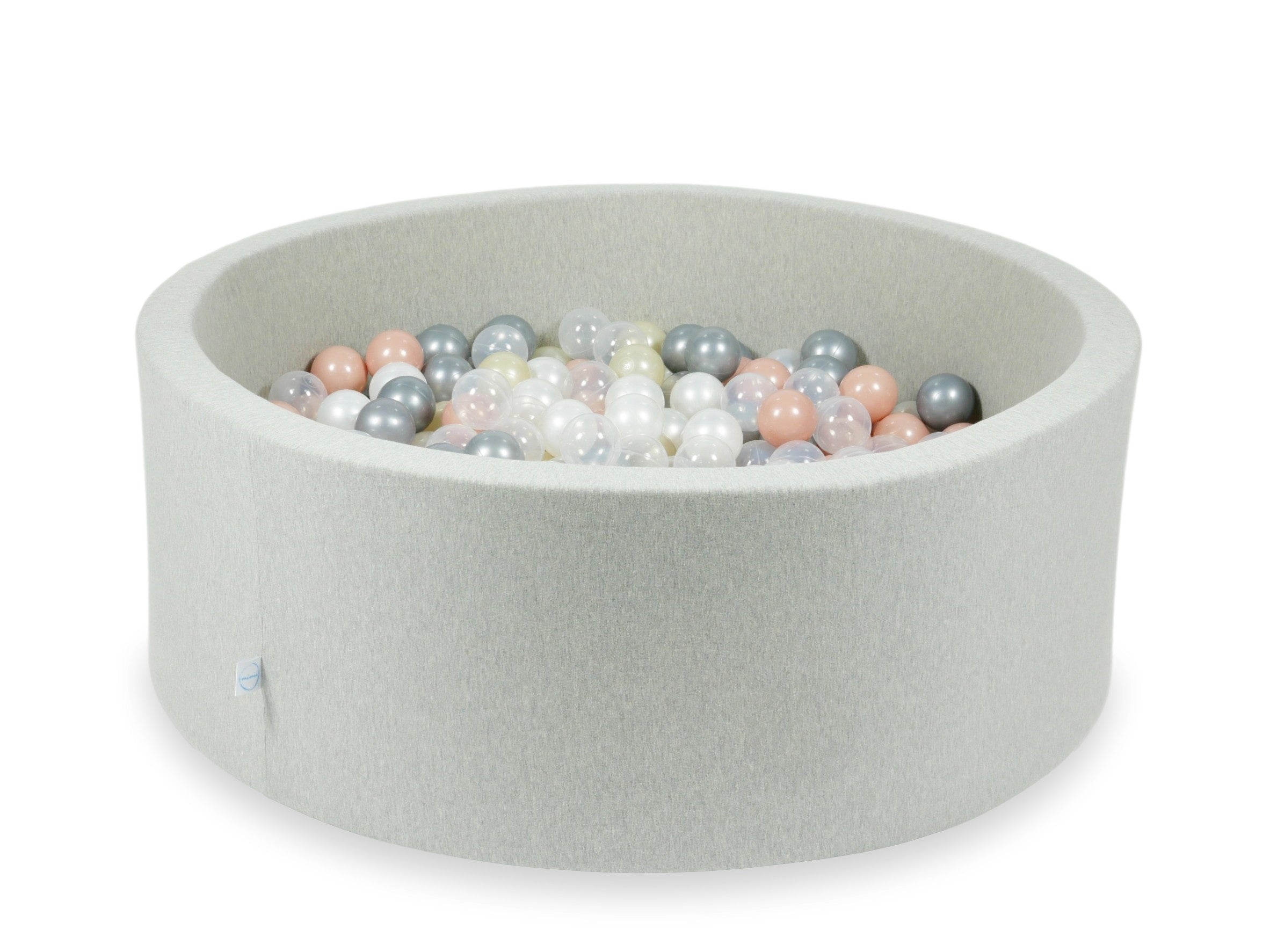 Piscine à balles en gris clair 110x40 cm avec 500balles