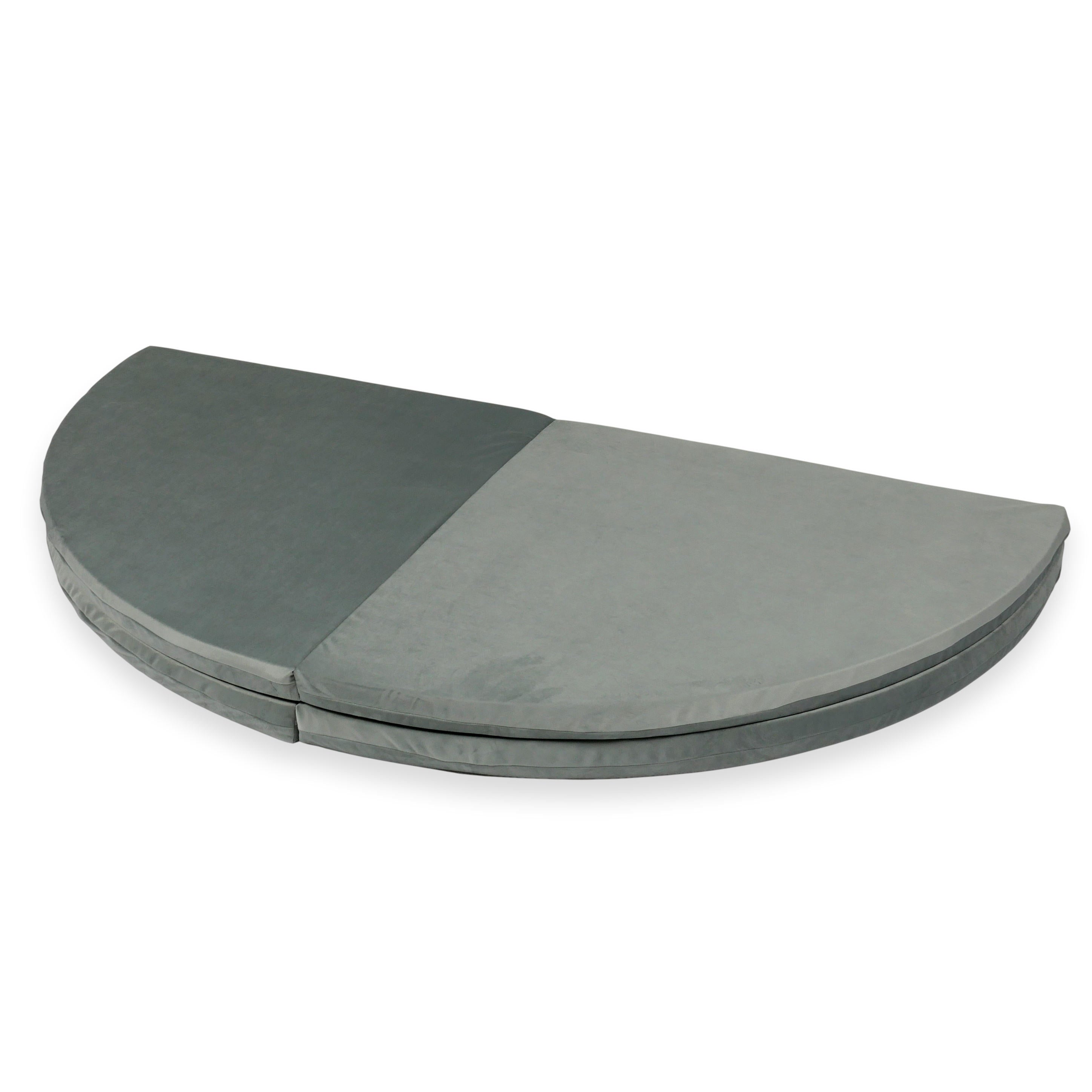 Runde Babyspielmatte 160 cm aus Velours-Jersey