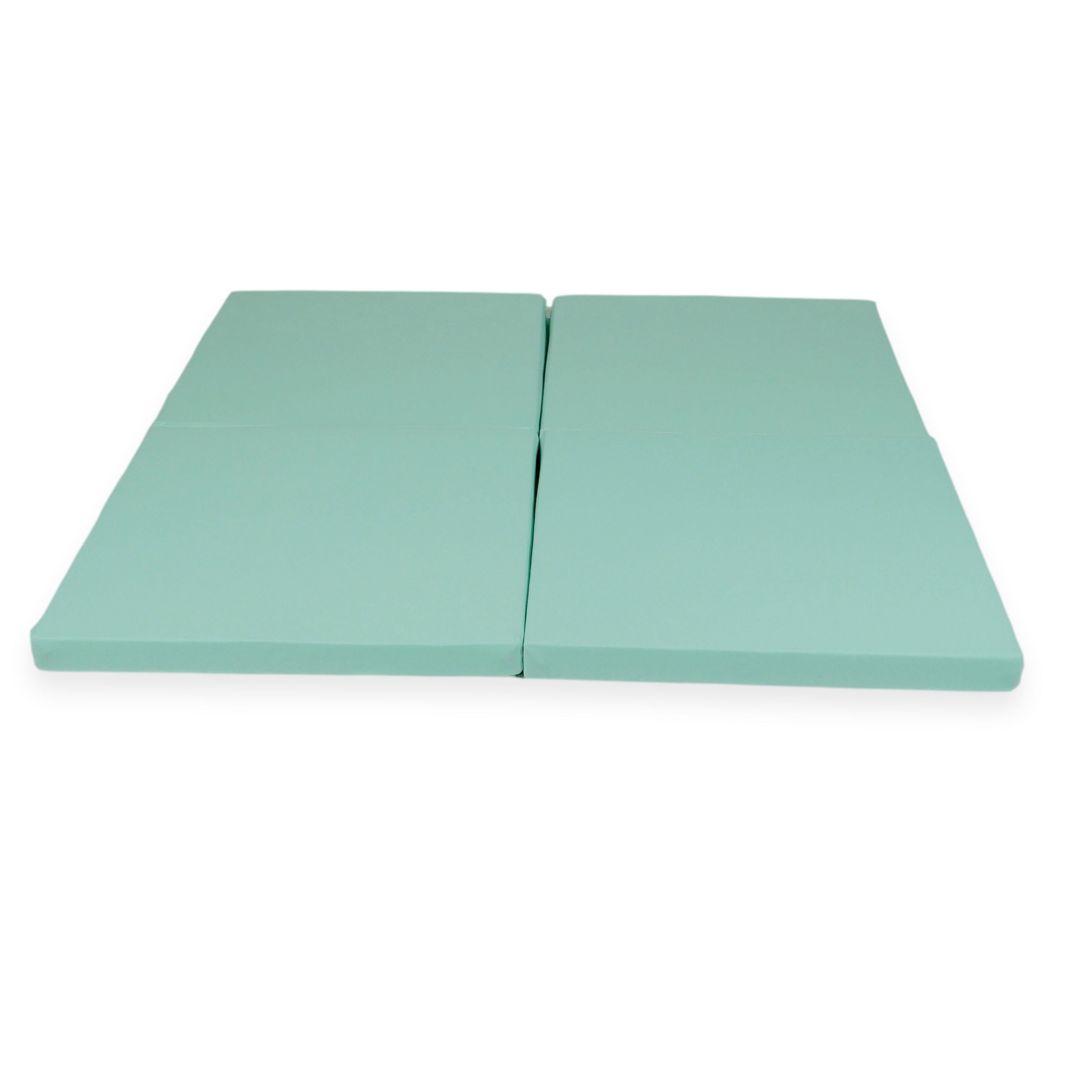 Quadratische, faltbare Babyspielmatte 120 x 120 cm aus Jersey