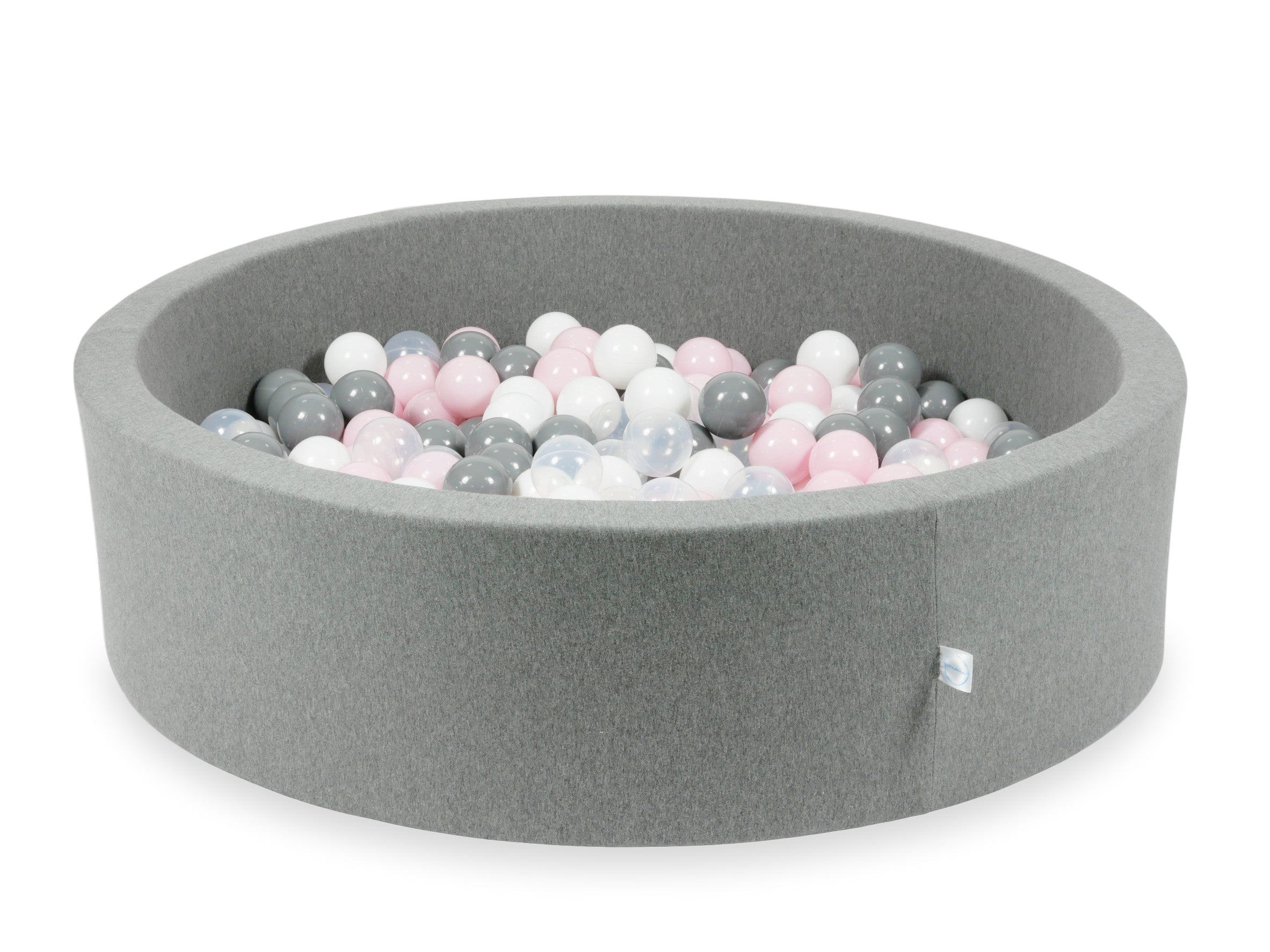 Piscine à balles en gris 110x30 cm avec 400 balles