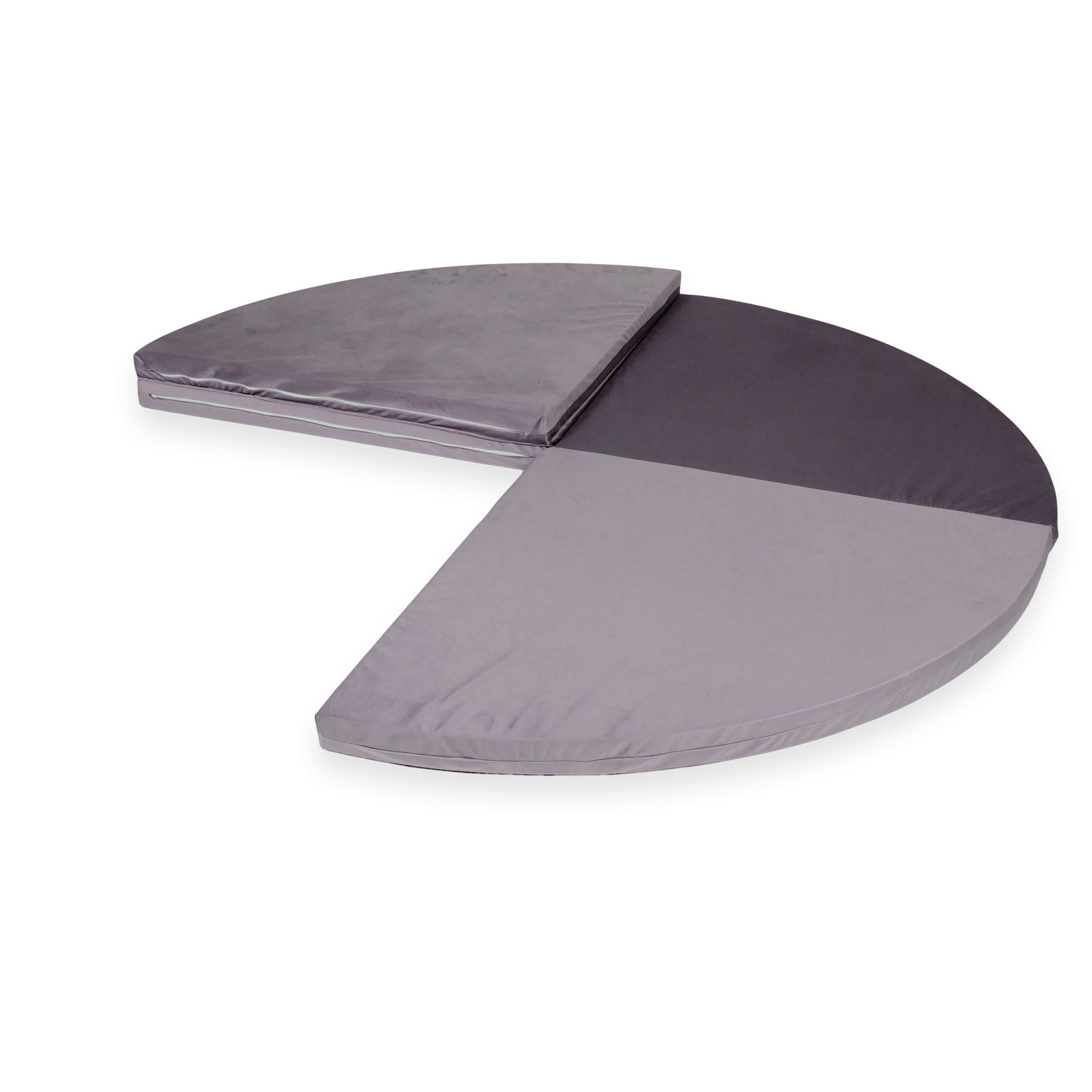 Runde Babyspielmatte 160 cm aus Velours-Jersey