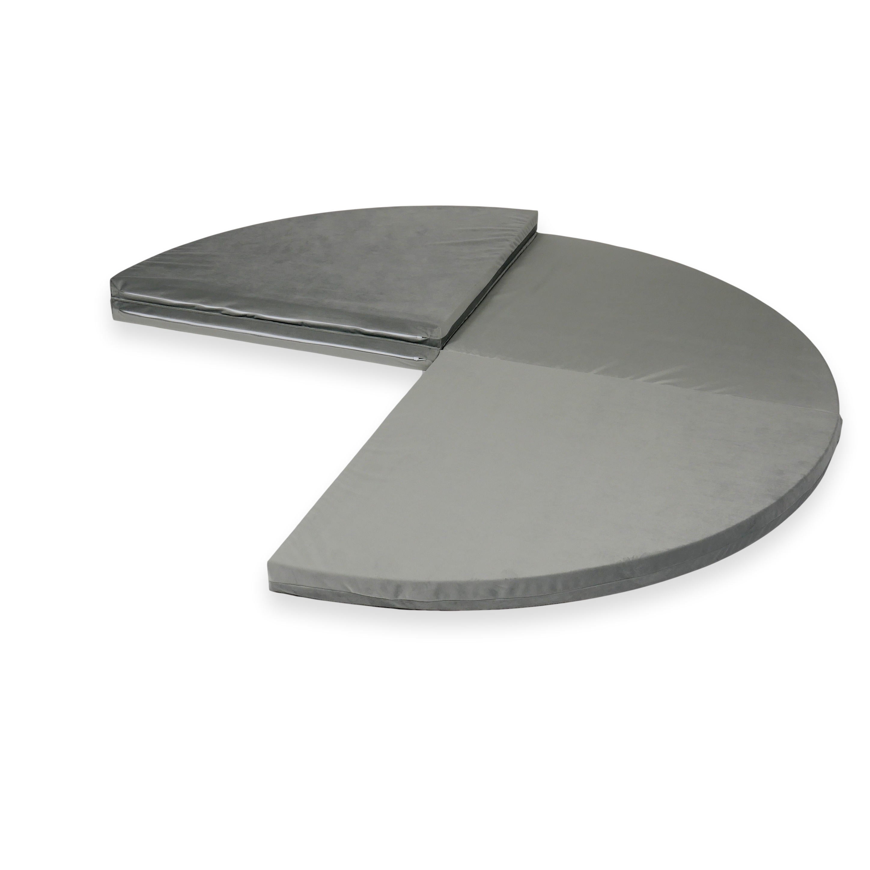 Runde Babyspielmatte 160 cm aus Velours-Jersey