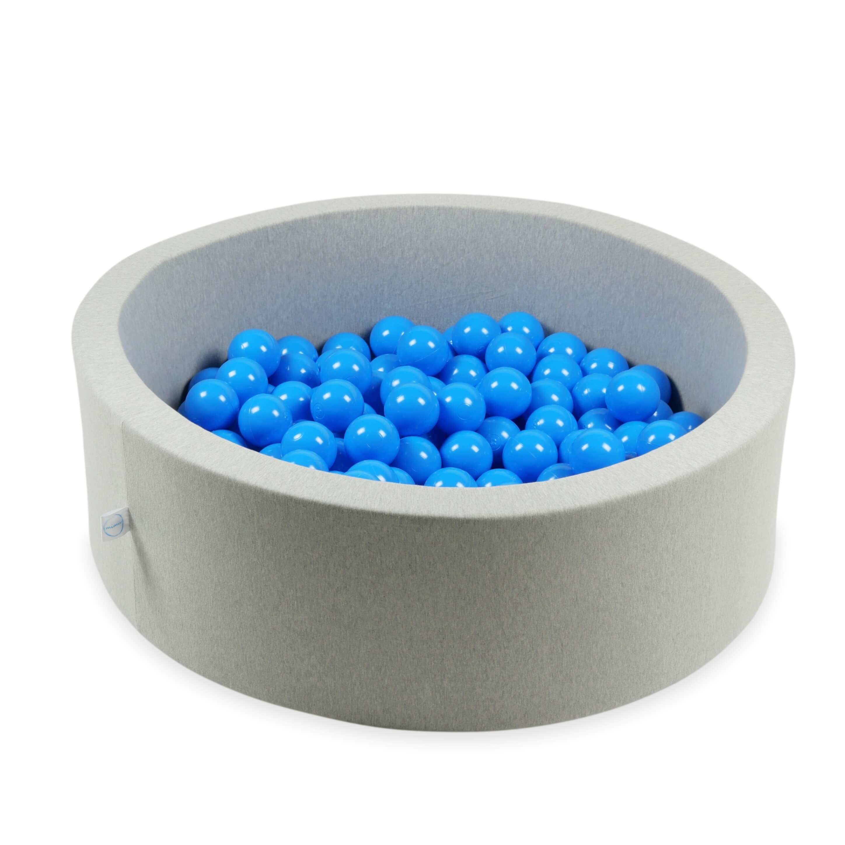 50 blaue Spielbälle, 7 cm Durchmesser