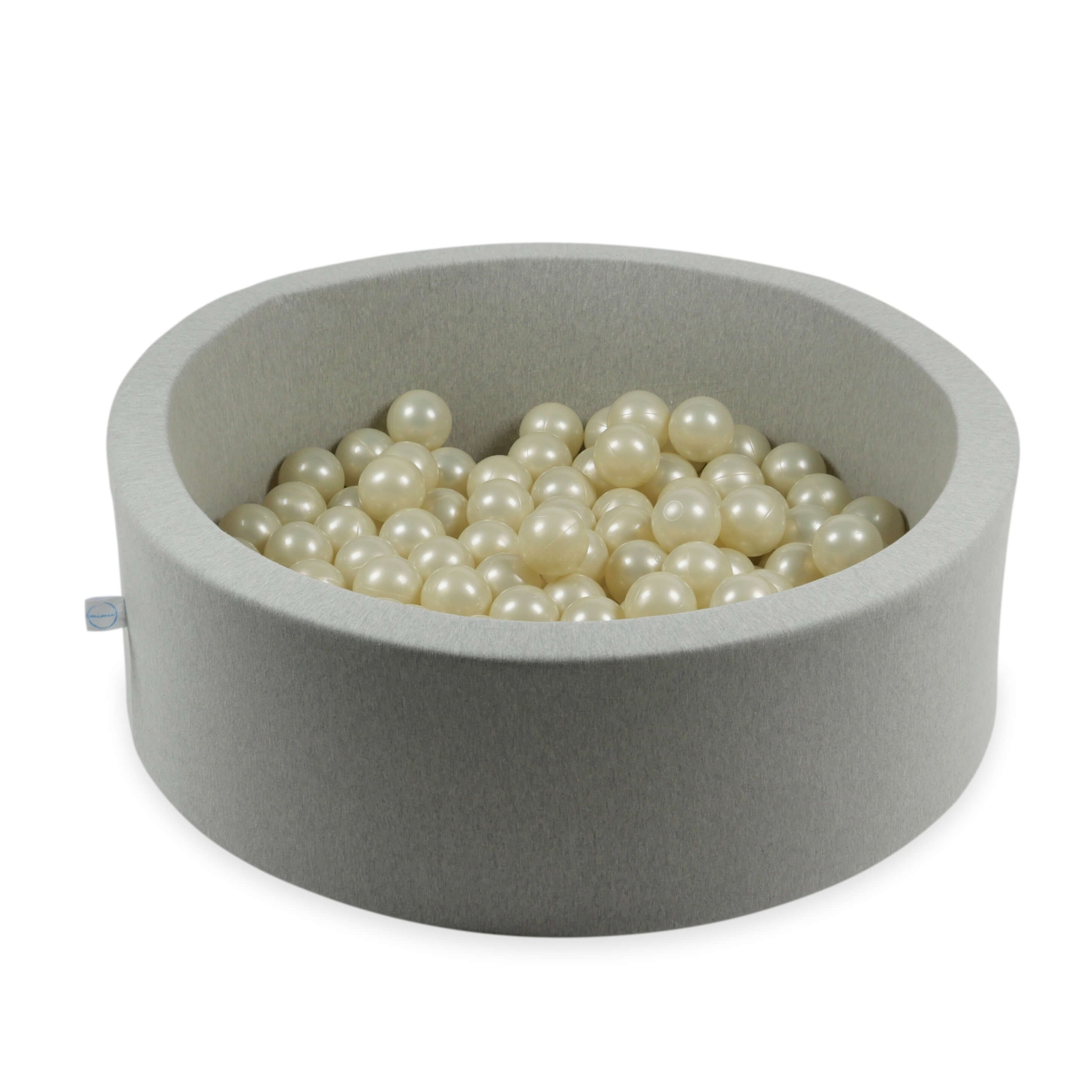 300 hellgoldene Spielbälle, 7 cm Durchmesser