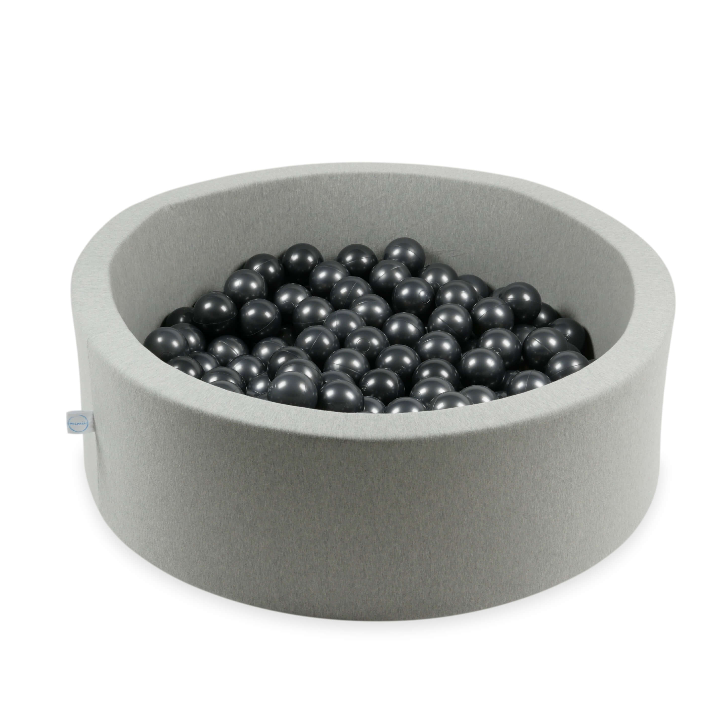 7 cm Durchmesser Spielbälle, 50 Stück, aus metallischem Graphit