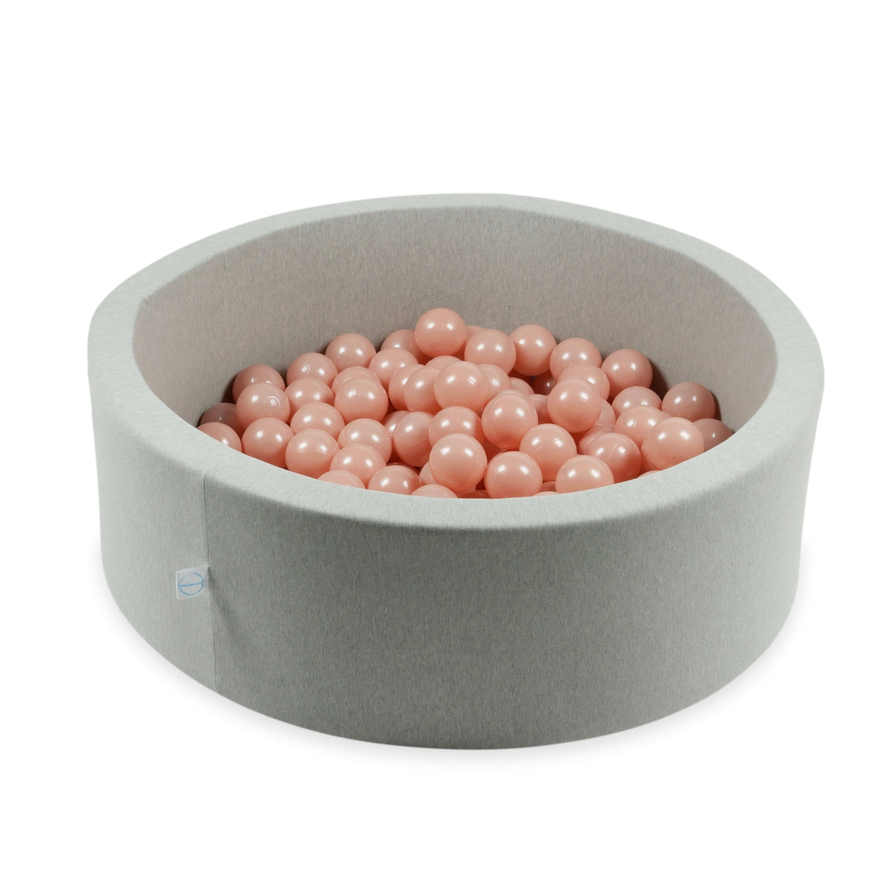 150 roségoldene Spielbälle, 7 cm Durchmesser