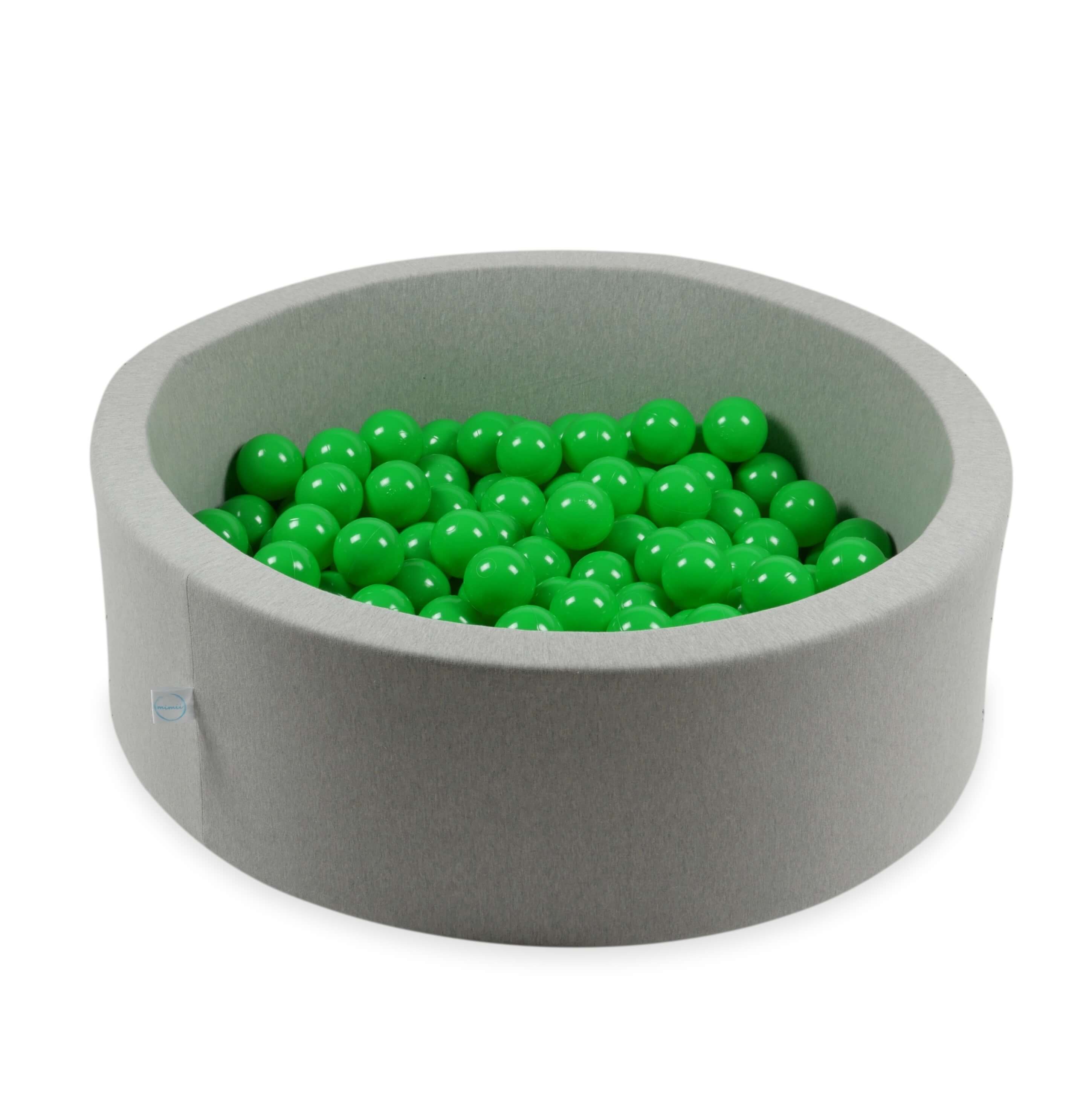 50 grüne Spielbälle, 7 cm Durchmesser