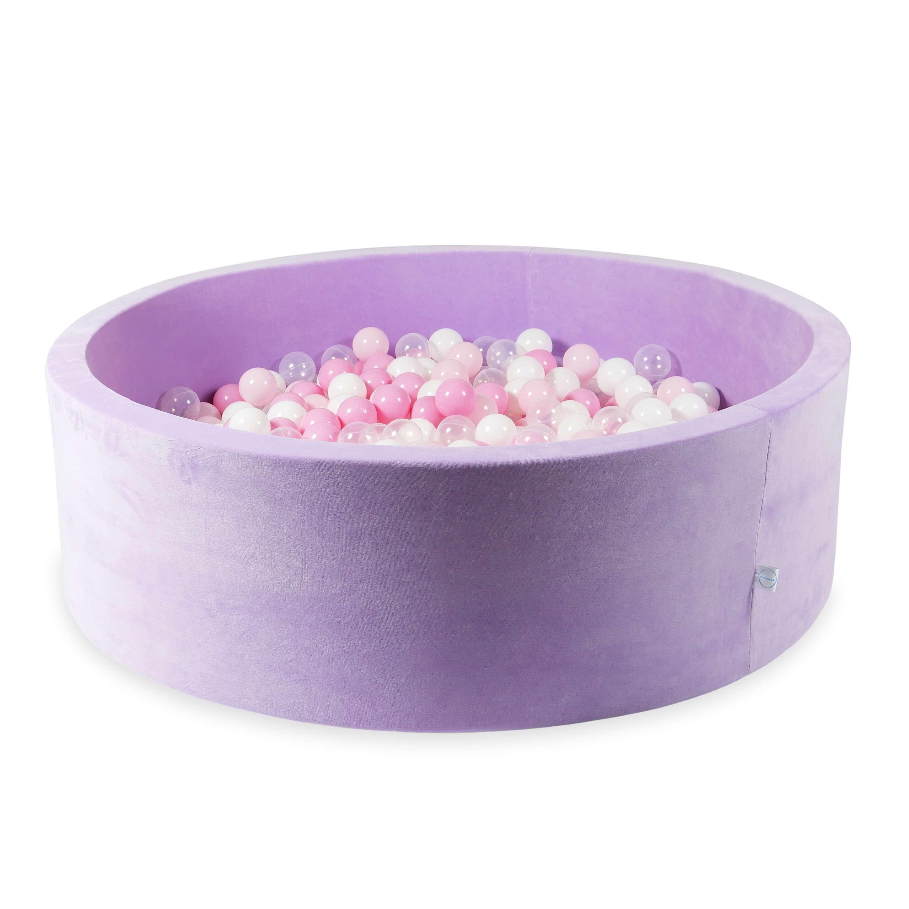 Piscine à balles en velvet soft Lilac 130x40 cm avec 700 balles