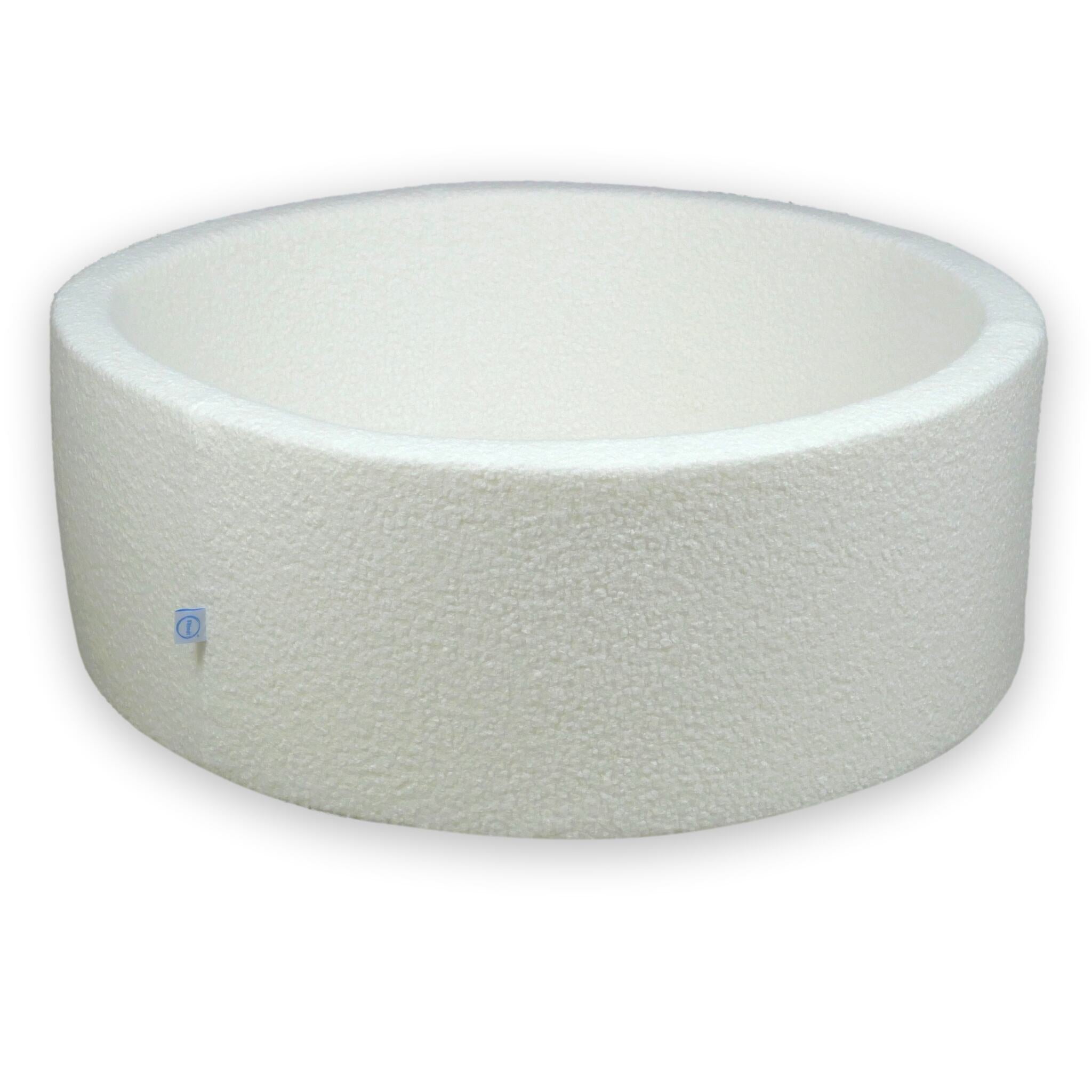 Bällebad 110x40 Schleife Weiß ohne Bälle