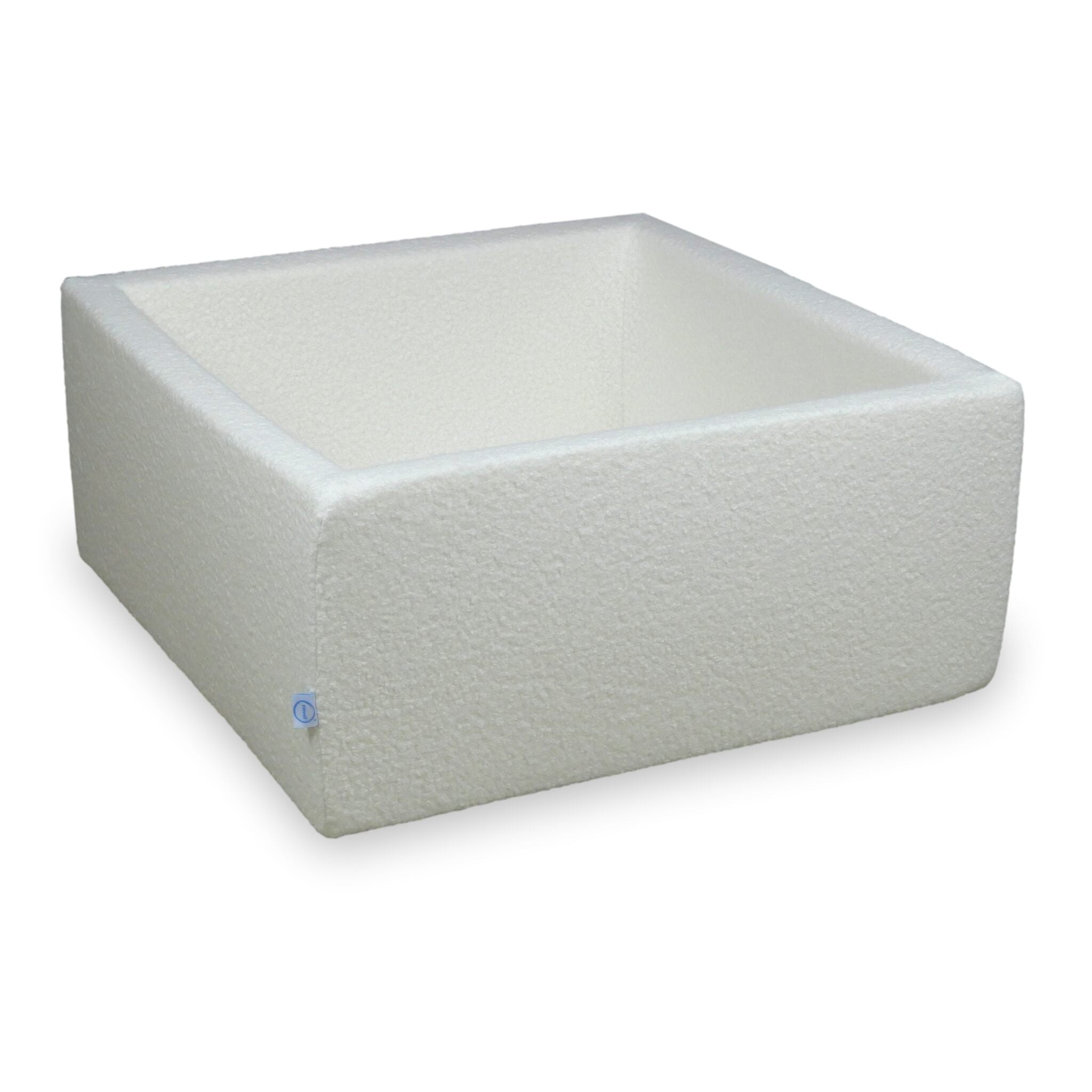 Bällebad 90x90x40 Schleife Weiß ohne Bälle