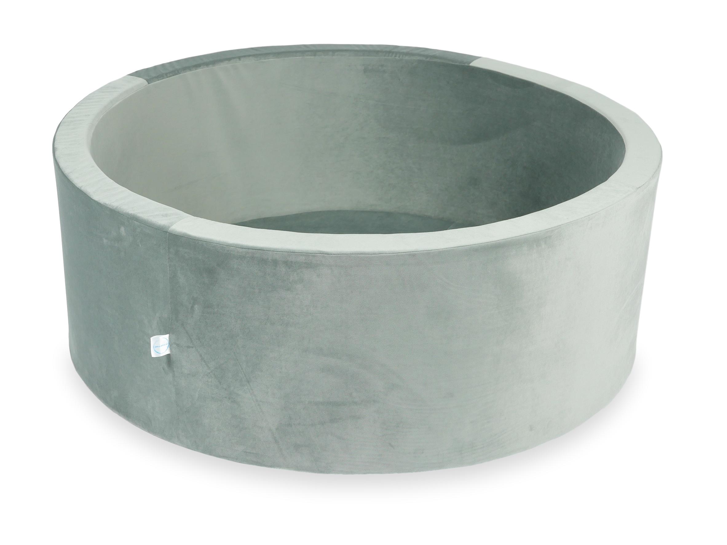 Piscine à Balles 110x40 velours velvet gris sans balles