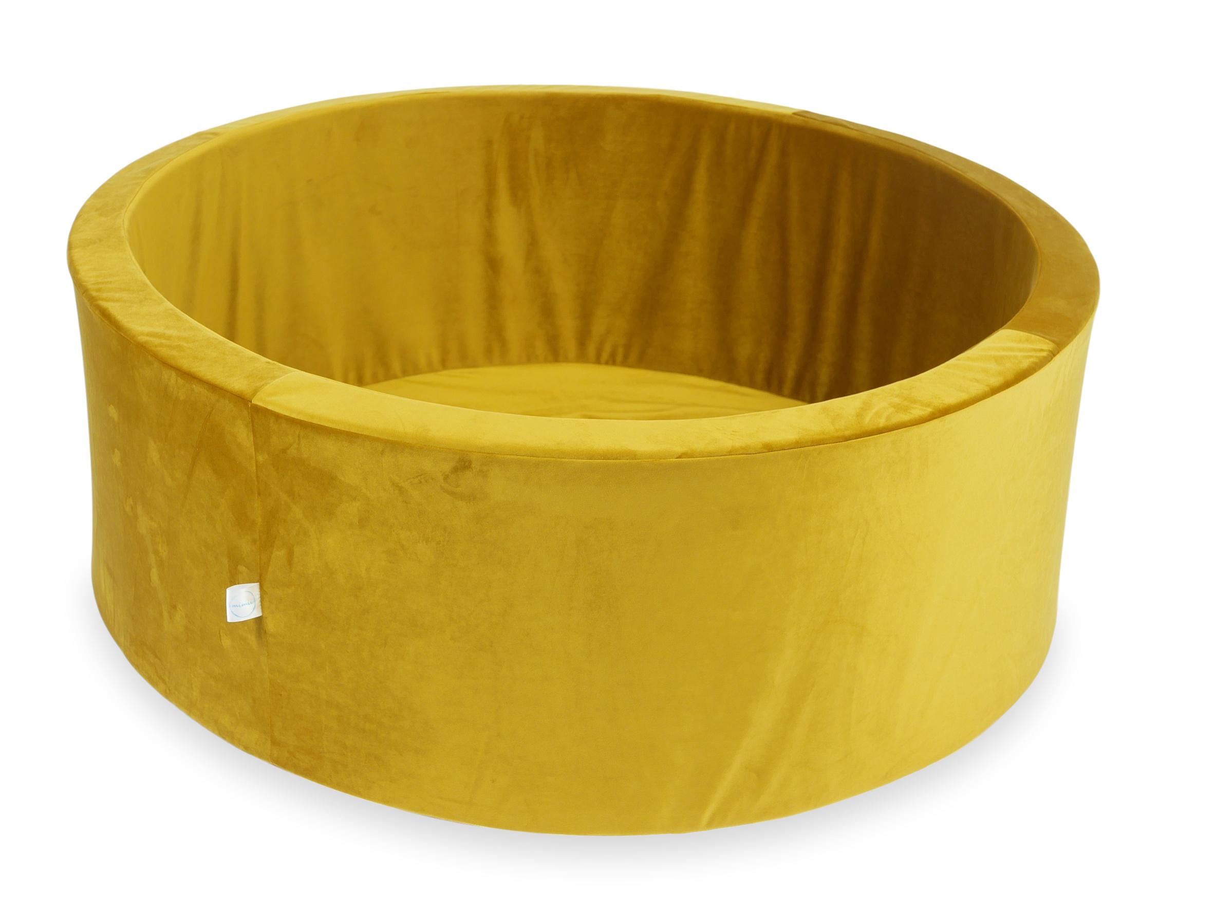Piscine à Balles 110x40 velours velvet dore sans balles
