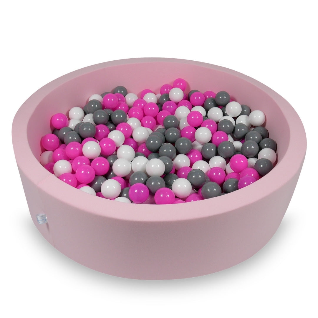 Piscine à balles en rose poudré v110x30 cm avec 400 balles