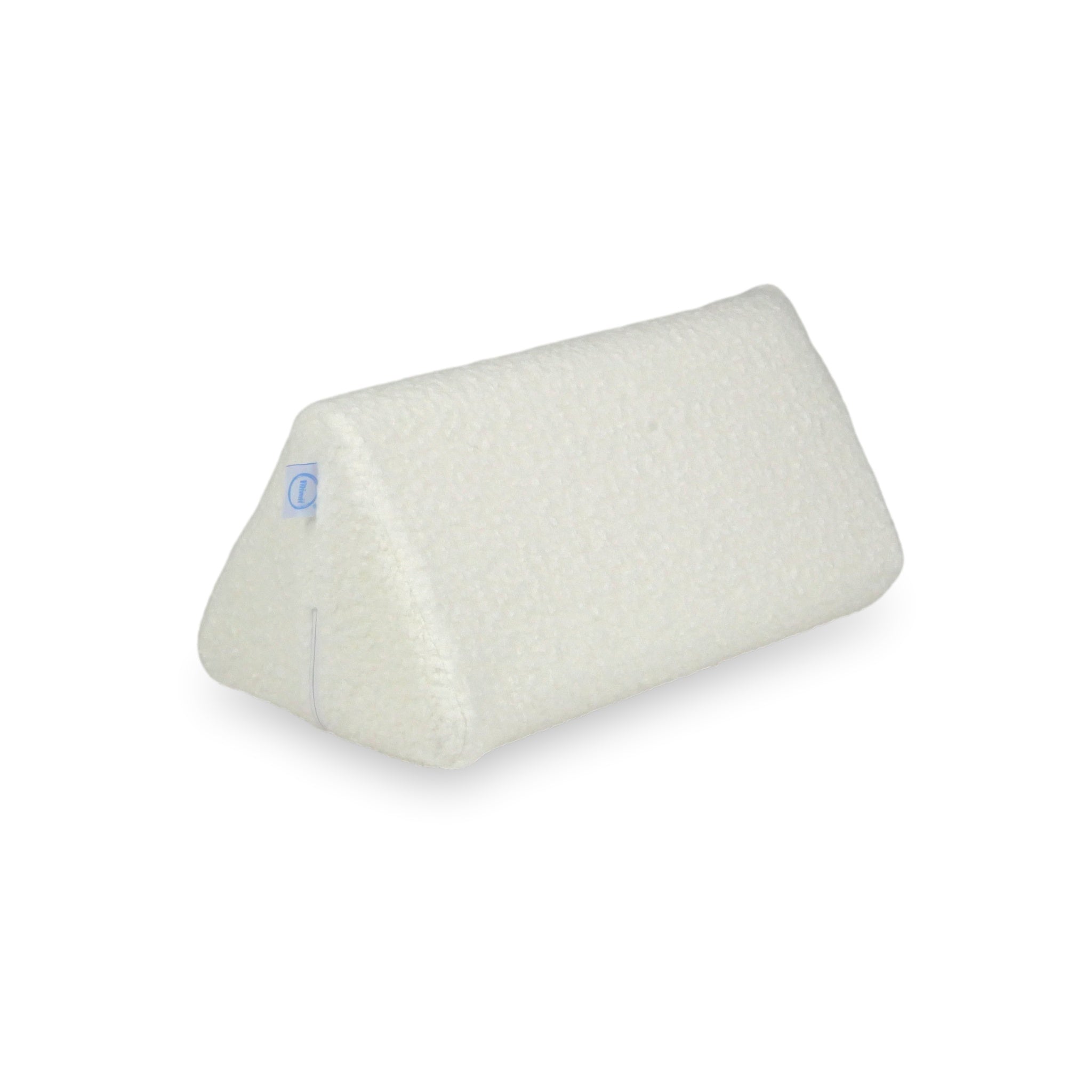 Petit triangle pour canapé Montessori en boucle blanc