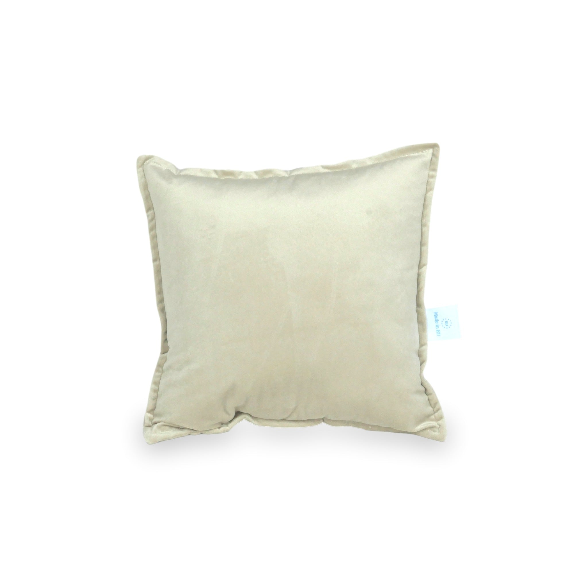 Kleines Samt-Spielkissen fürs Sofa