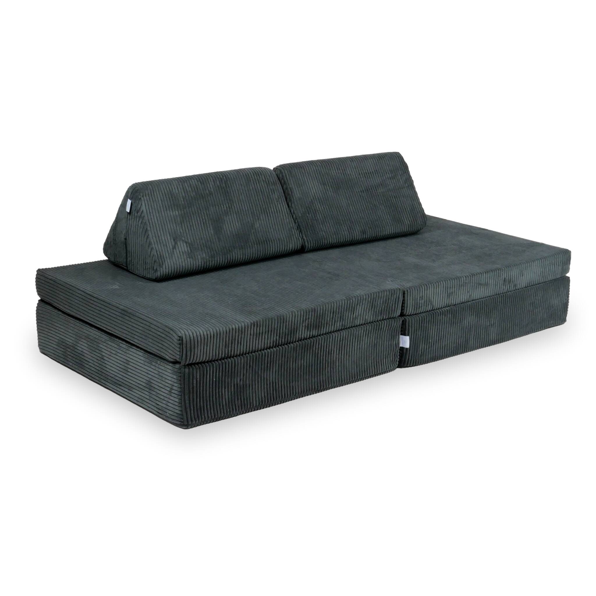 Montessori-Spielsofa aus geripptem Holz