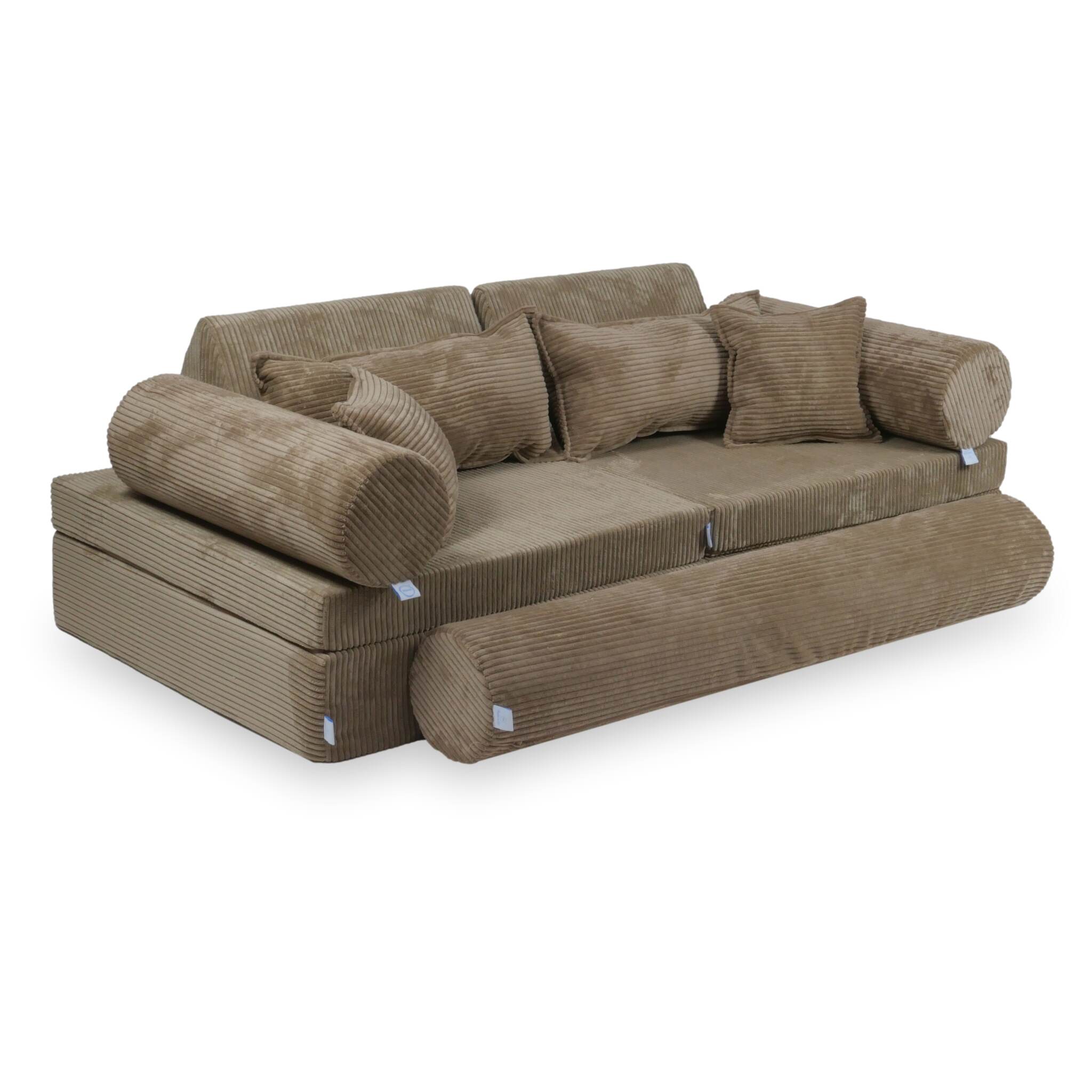 Luxuriöses Montessori-Spielsofa aus Cord