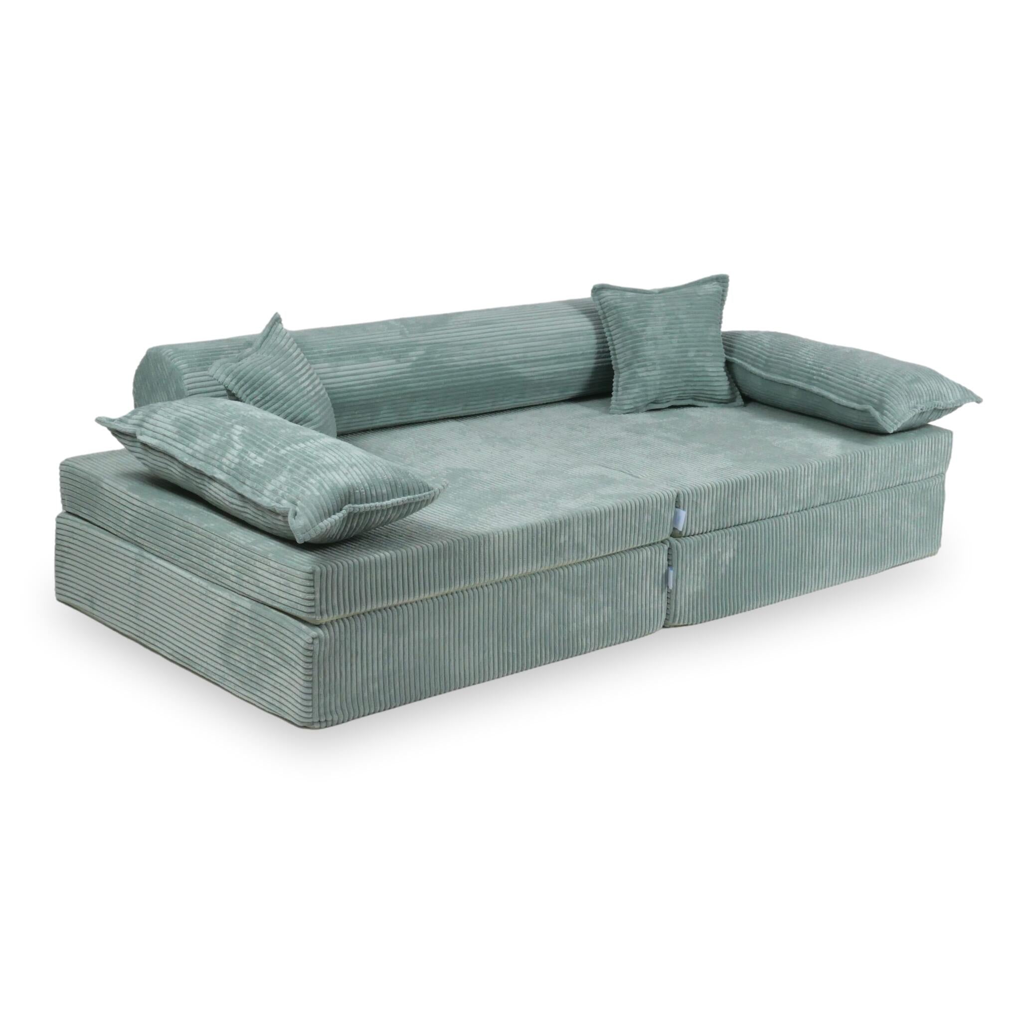 Luxuriöses Montessori-Spielsofa aus Cord