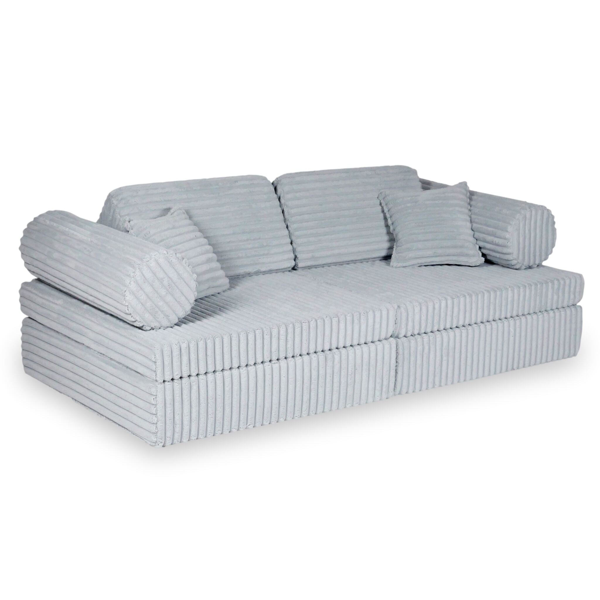 Montessori Comfort Play Sofa aus Waffelstoff