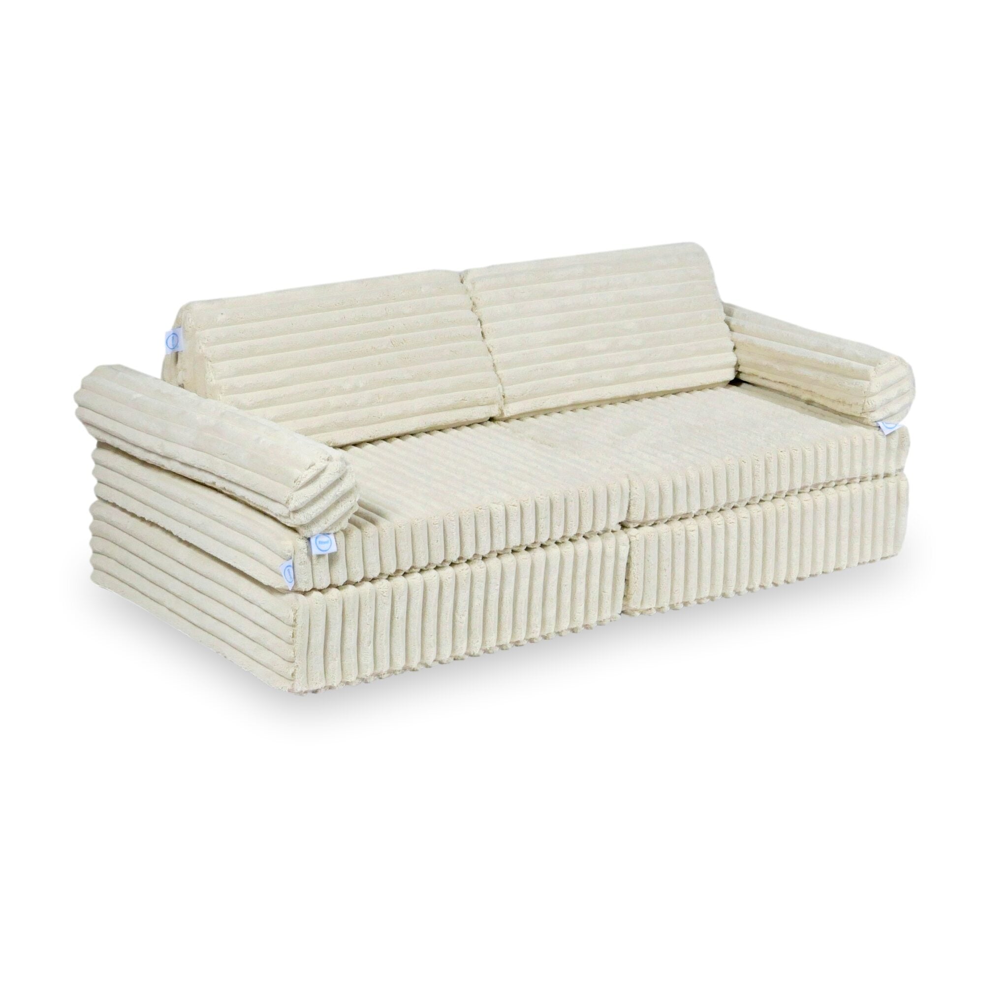 Montessori Mini Comfort Spielsofa aus Waffelstoff