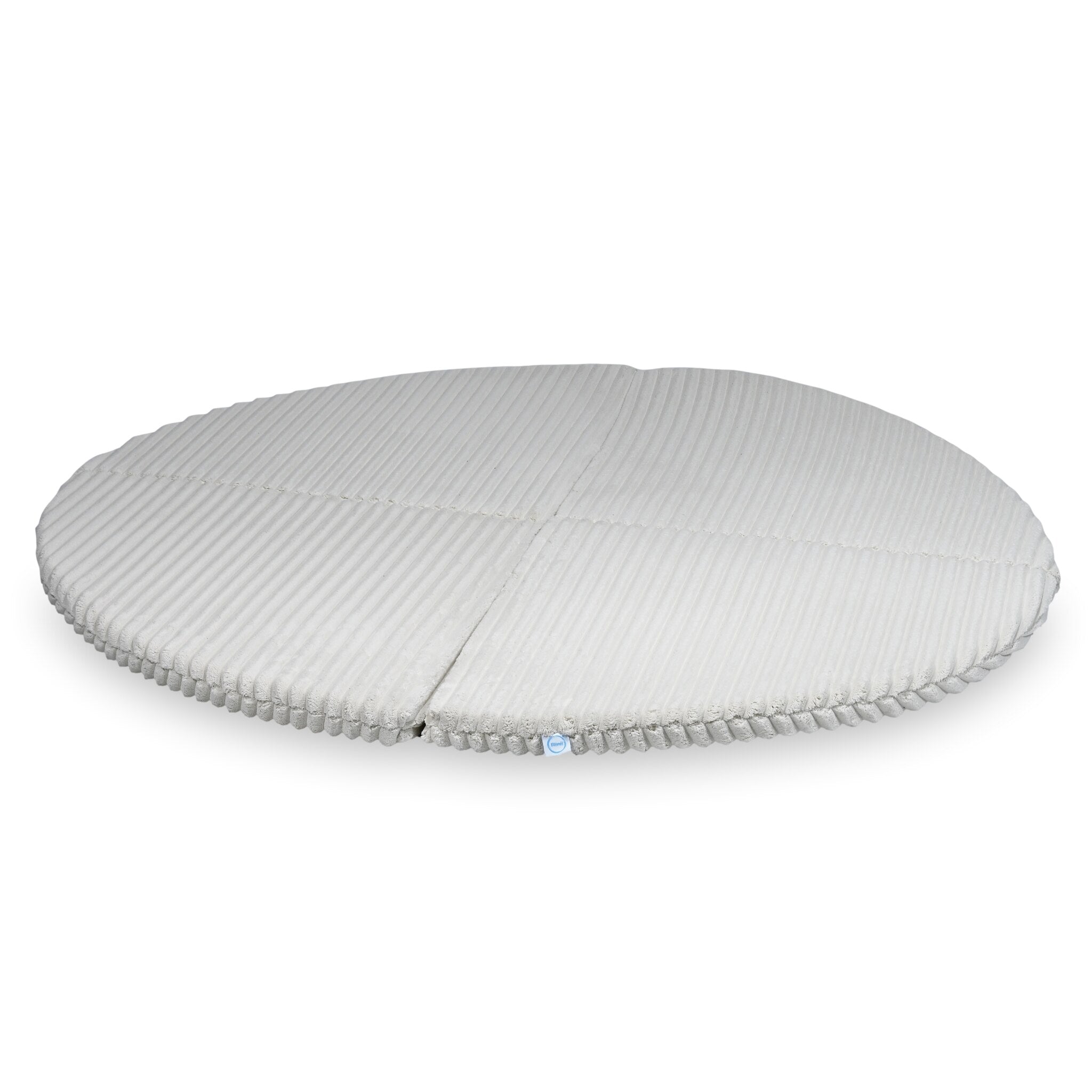Runde Babyspielmatte 160 cm aus Waffelgewebe