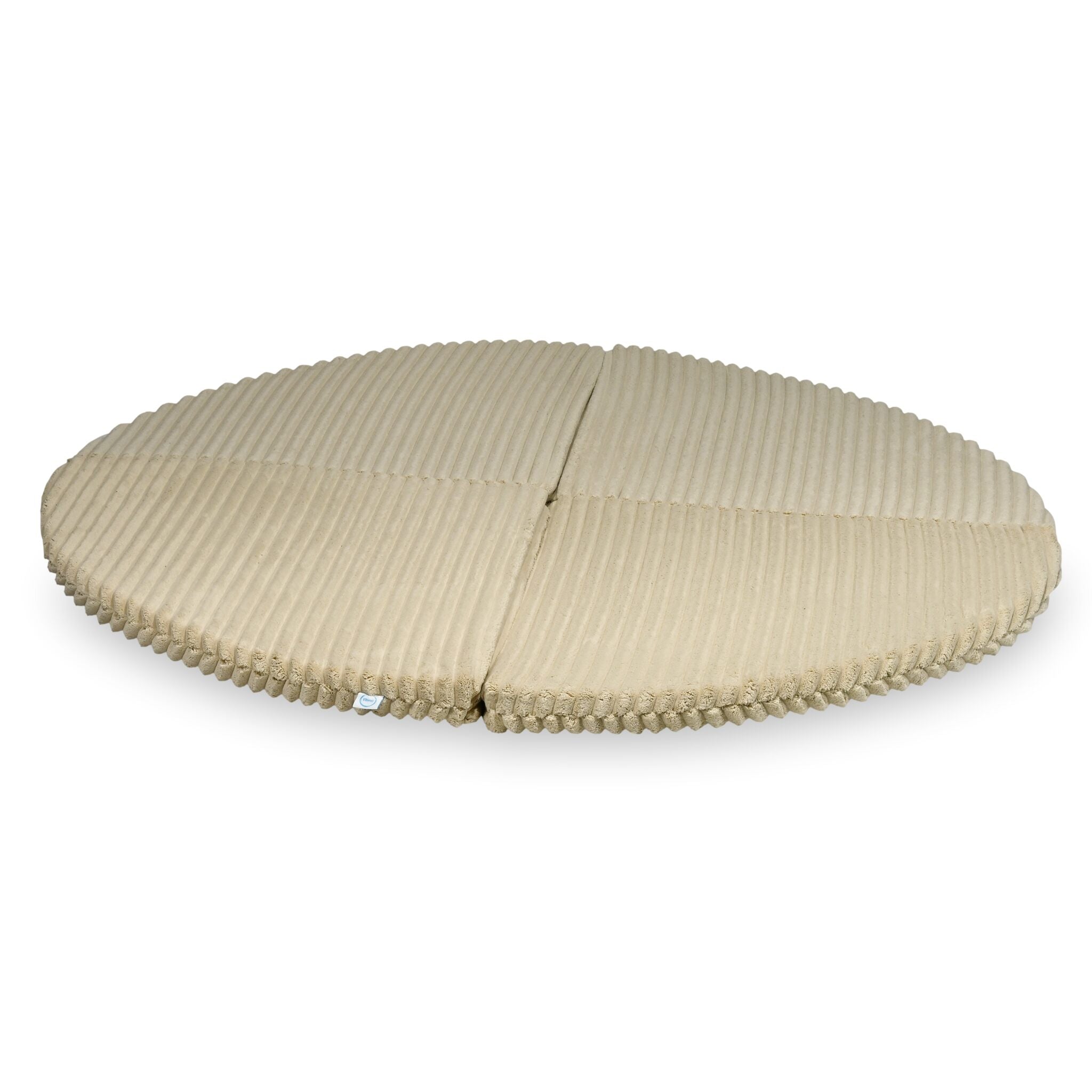 Runde Babyspielmatte 160 cm aus Waffelgewebe