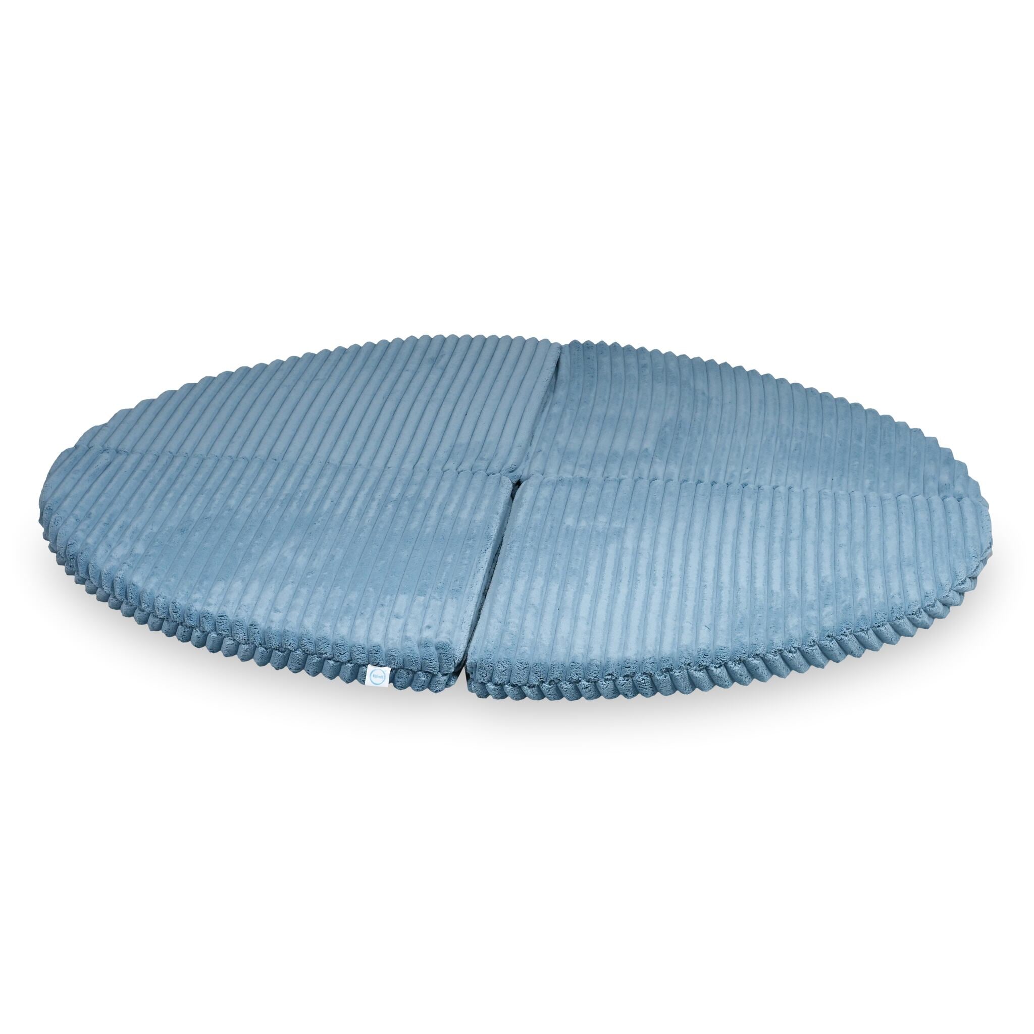 Runde Babyspielmatte 160 cm aus Waffelgewebe