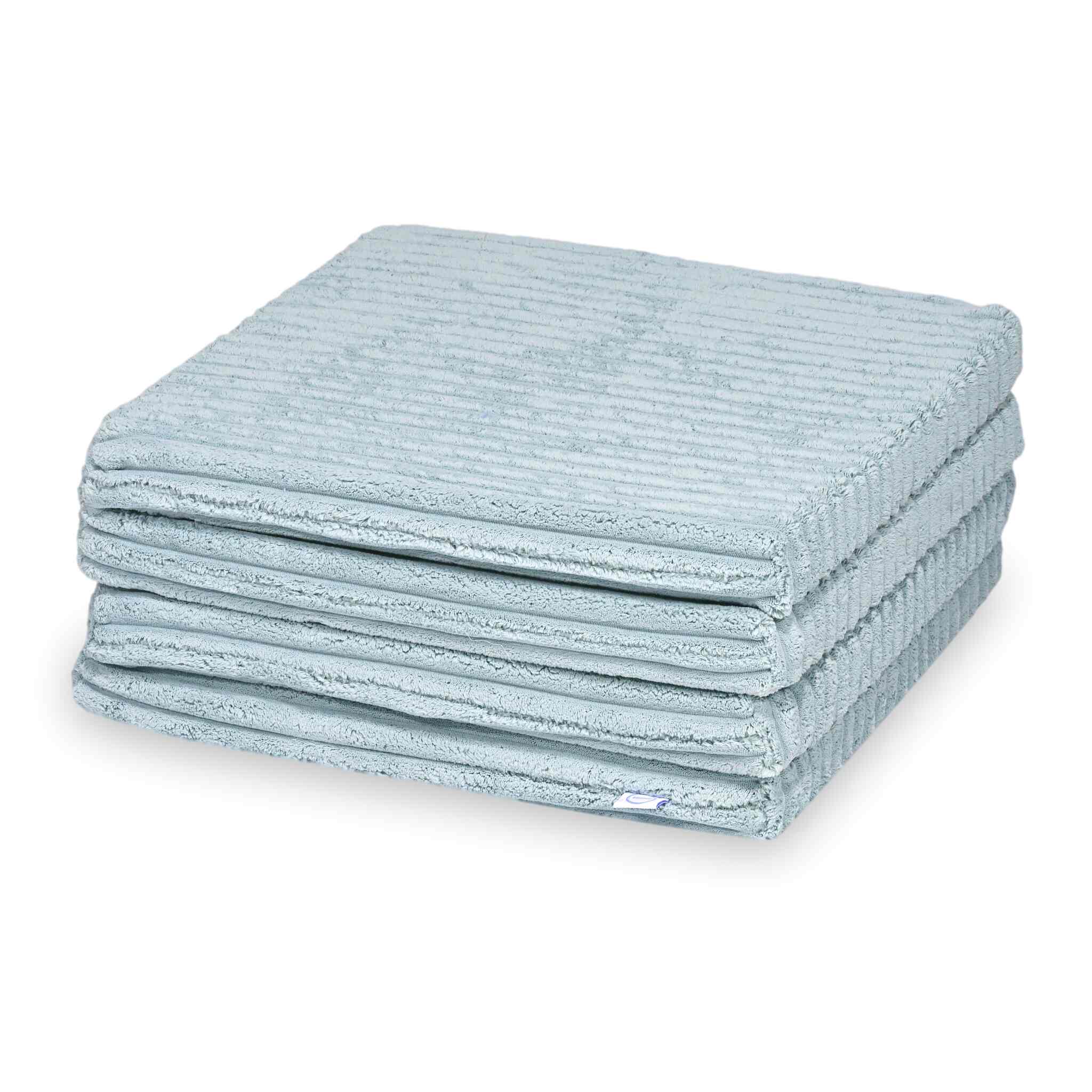 Quadratische, faltbare Babyspielmatte 120 x 120 cm aus Waffelgewebe