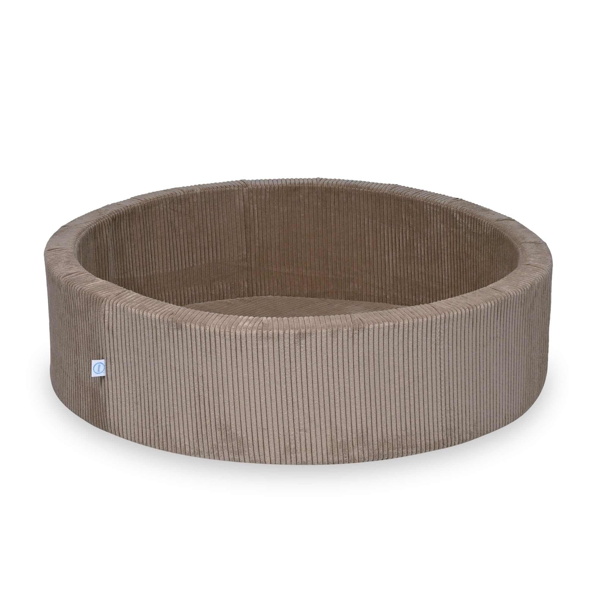Piscine à Balles 110x30 velours côtelé toffee sans balles