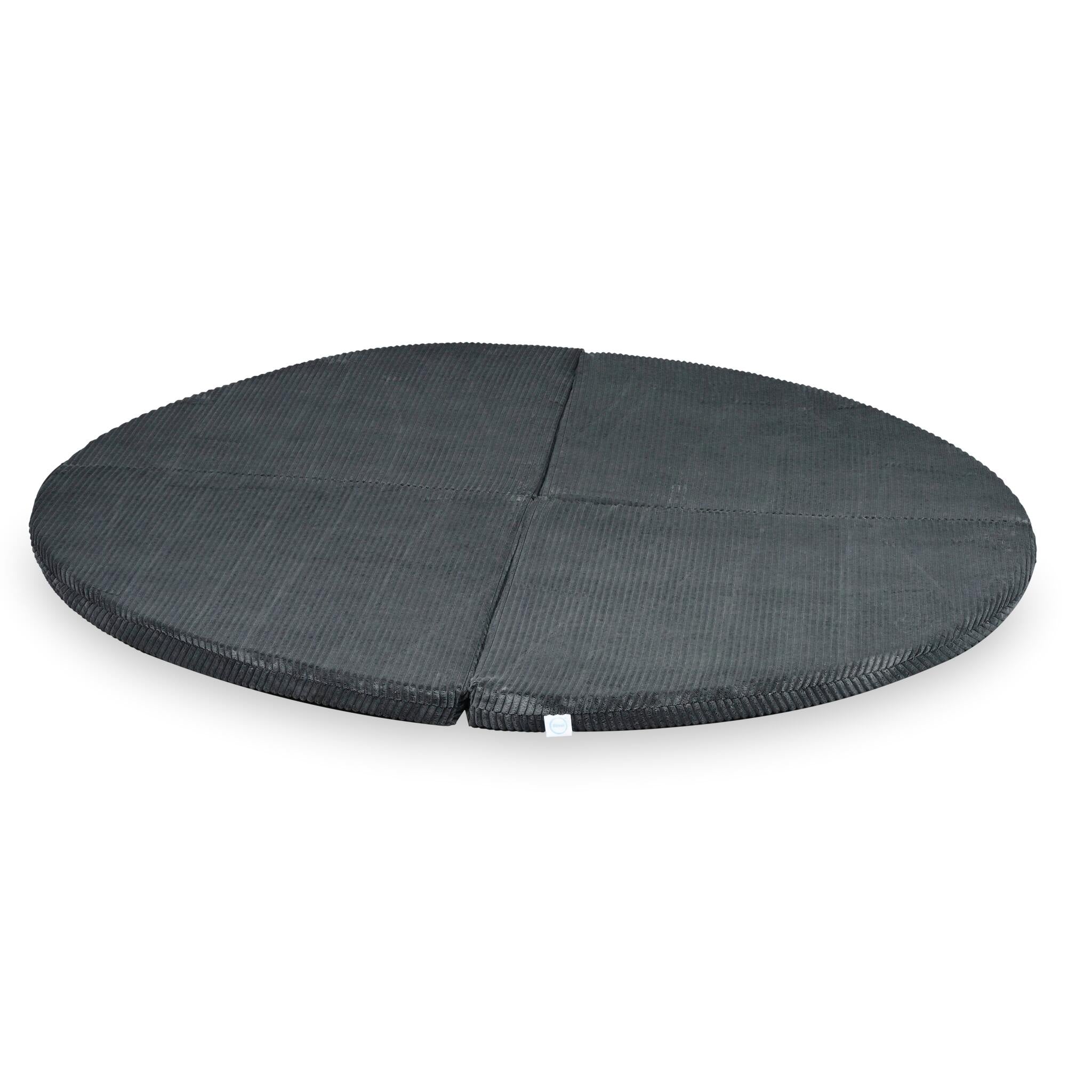 Runde, faltbare Cord-Spielmatte (160 cm Durchmesser) für Babys