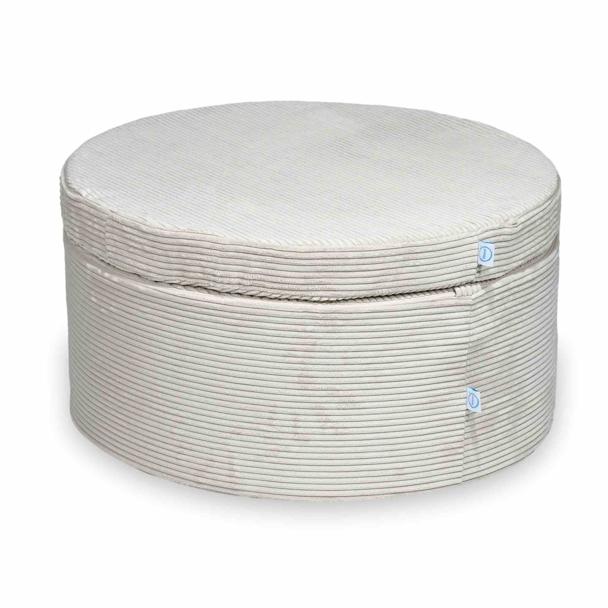 Donut Pouf Modularer 4-teiliger Spielpouf aus Cord