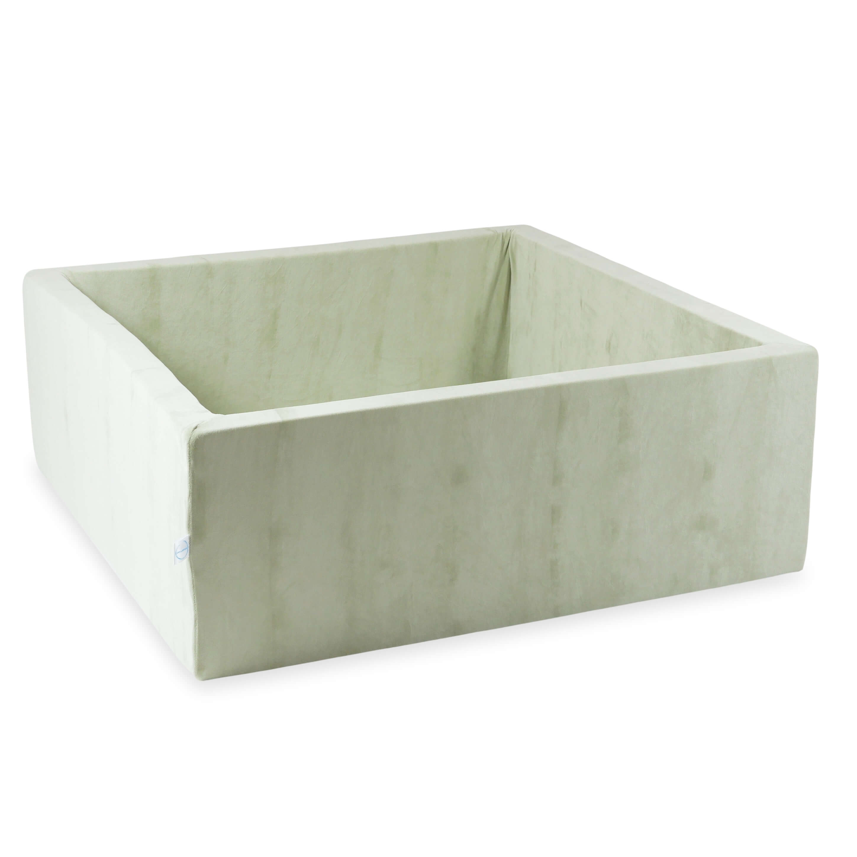 Piscine à balles carrée 110x110x40 cm Velvet Soft pistachio sans balles