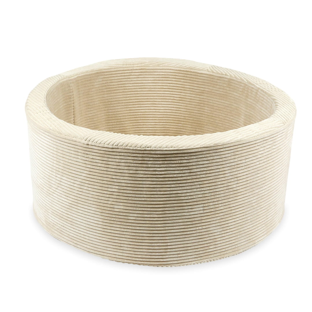 Bällebad 90x40 Cord beige ohne Bälle