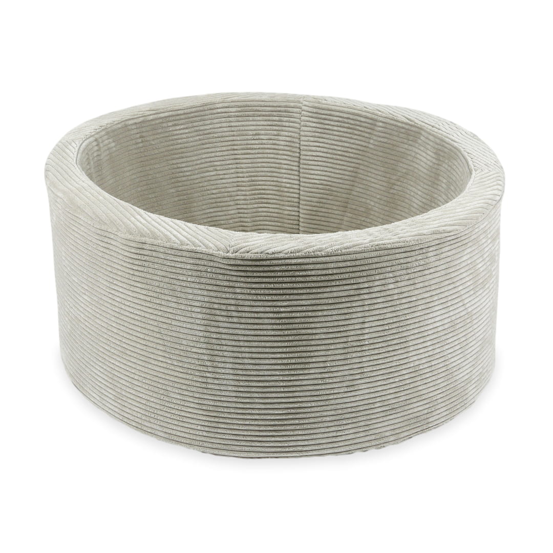 Bällebad 90x40 Cord grau ohne Bälle