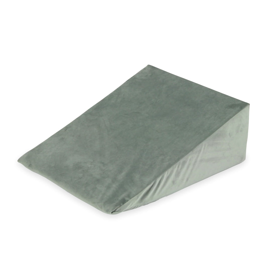 Schaumstoffecke für den Spielbereich, grauer Samt