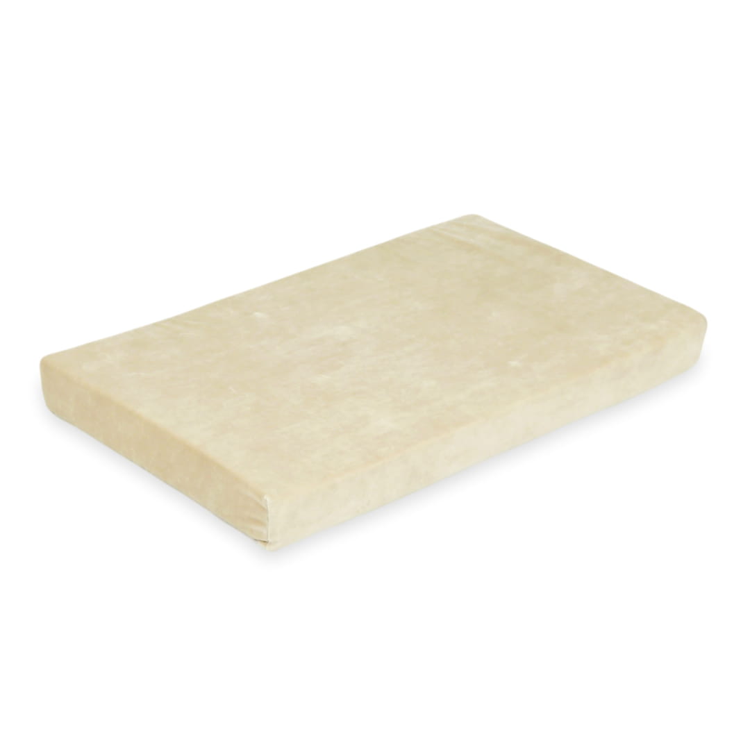 Weiche beige Samt-Schaumstoff-Spielmatte