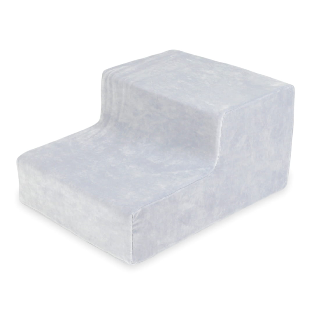 Schaumstoffstufen für Spielplätze, hellgrau samtweich