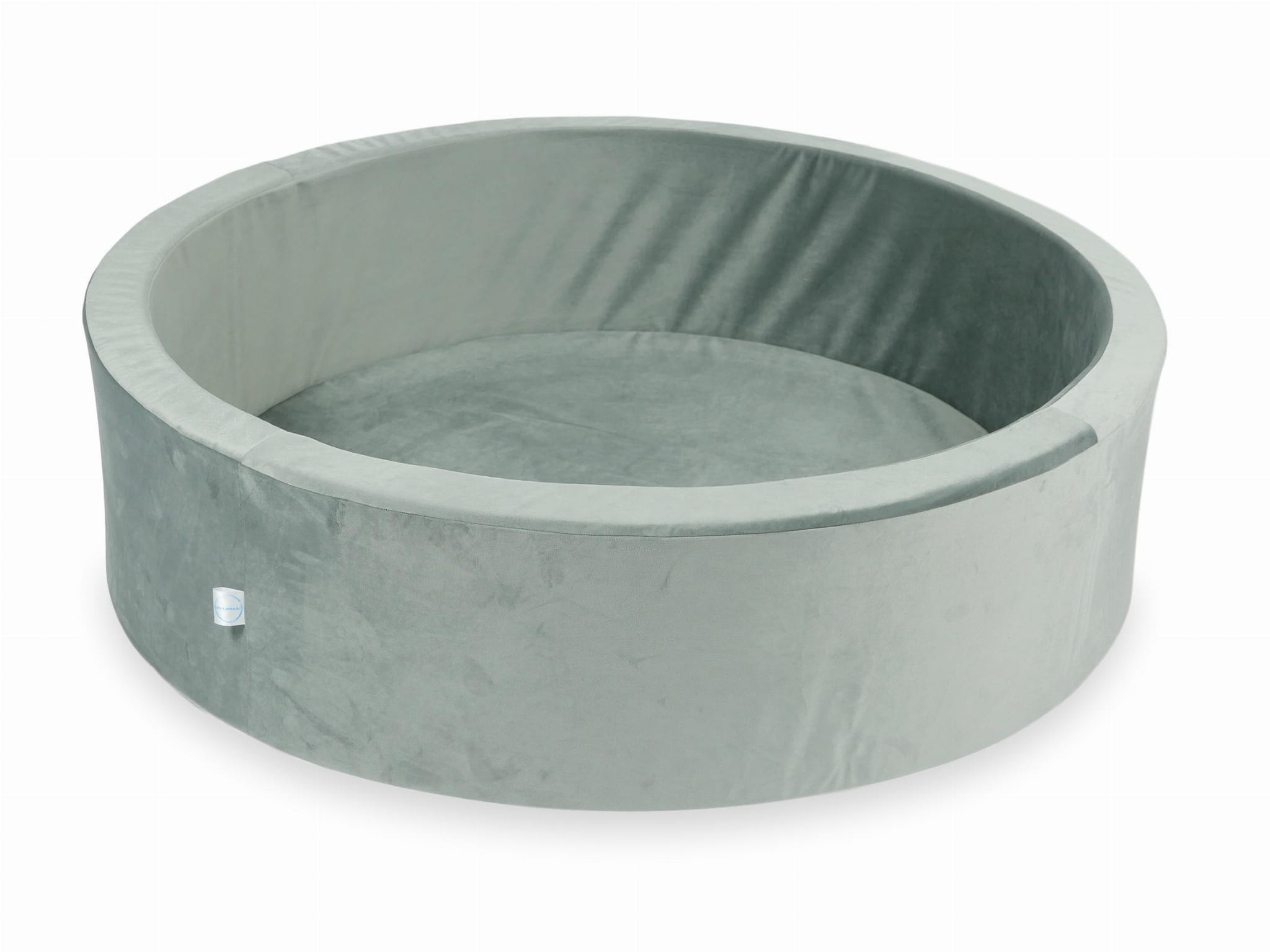 110x30 Samtgraues Bällebad (Bälle nicht enthalten)