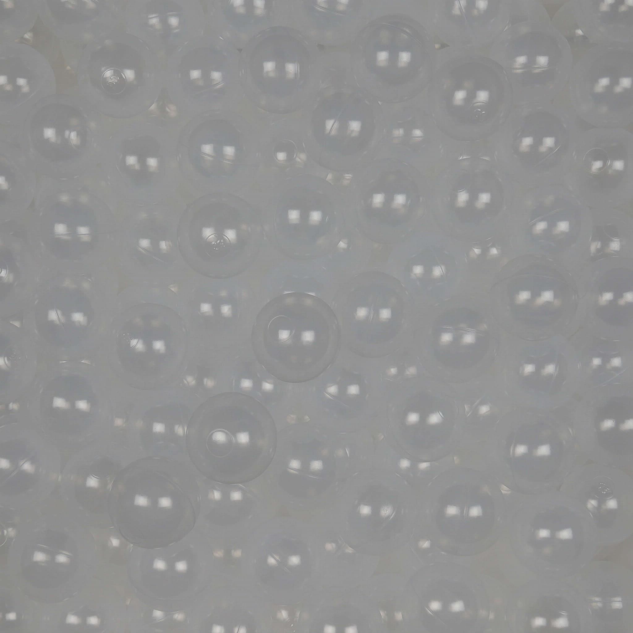 400 transparente Spielbälle, 7 cm Durchmesser