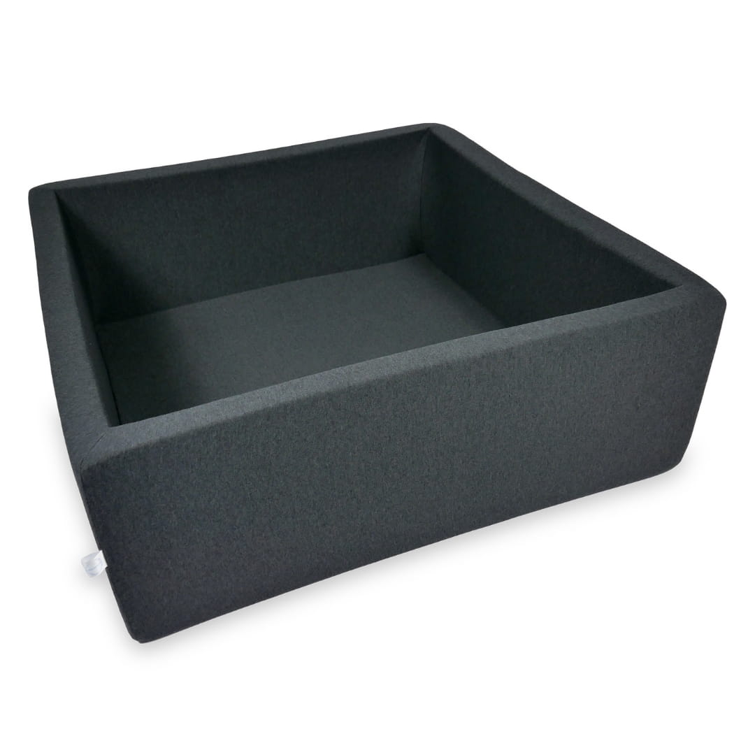 Bällebad 110x110x40cm Graphit ohne Bälle