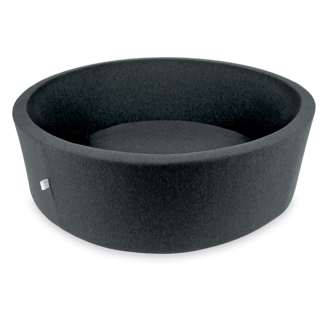 Bällebad 130x40cm Graphit ohne Bälle