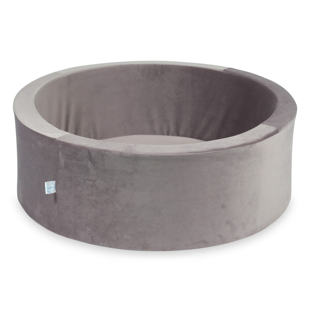 90x30 Samt-Bällebad in Flieder (Bälle nicht enthalten)