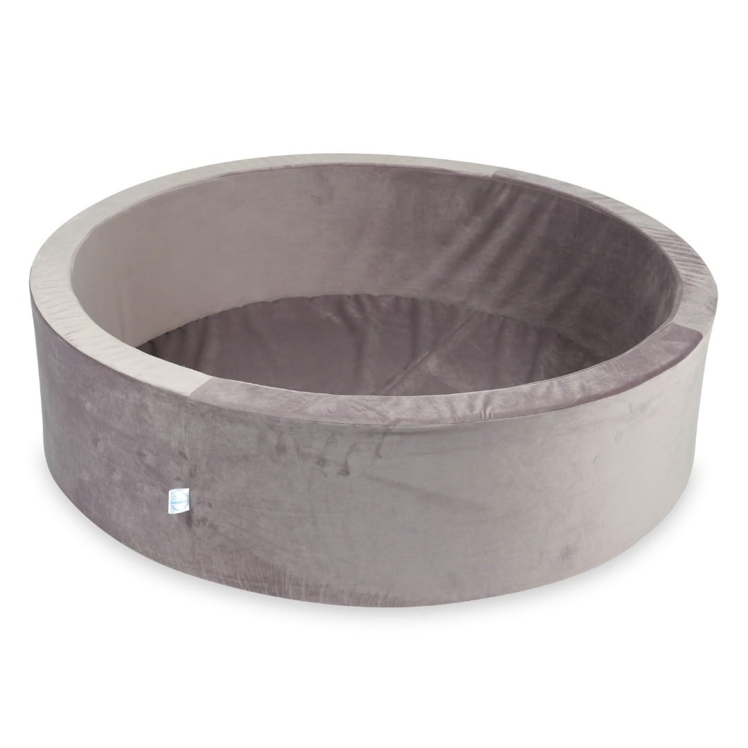 110x30 Samt-Bällebad in Flieder (Bälle nicht enthalten)