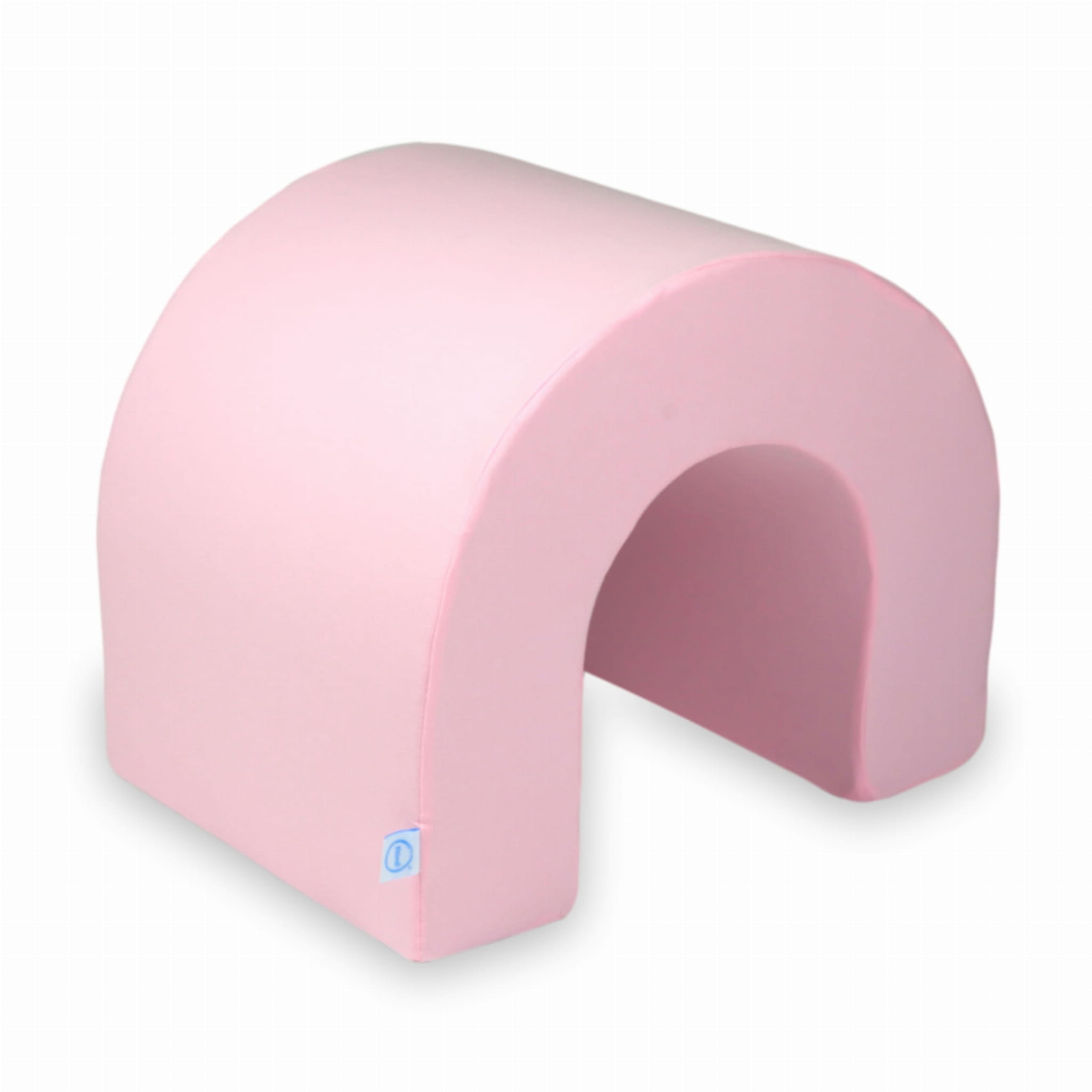 Puderrosa Schaumstofftunnel für den Spielbereich