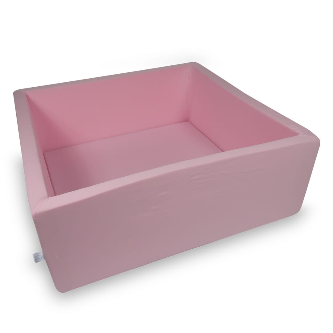 Bällebad 110x110x40cm, puderrosa, ohne Bälle