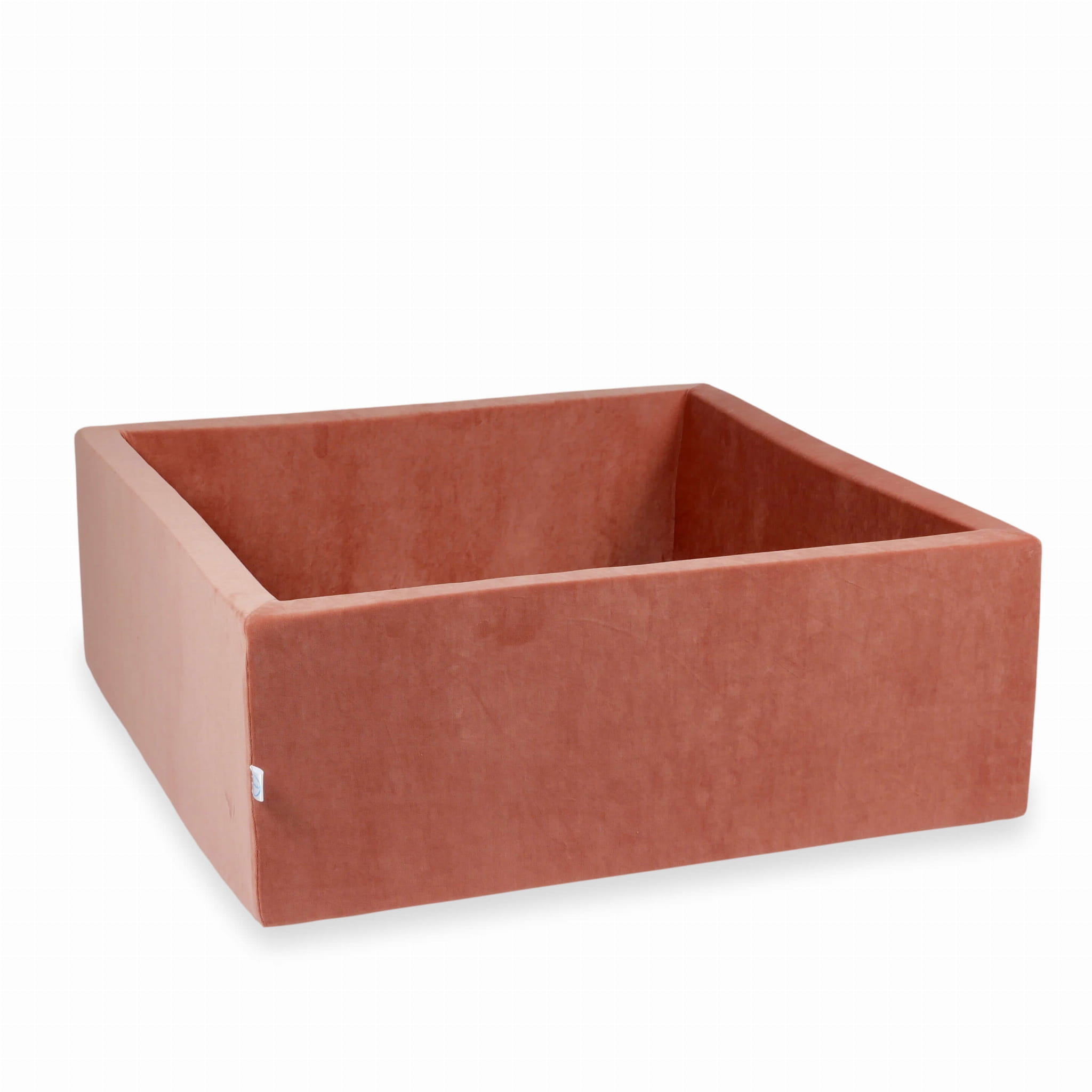 Bällebad 110x110x40 Samtweicher Canyon-Ton ohne Bälle