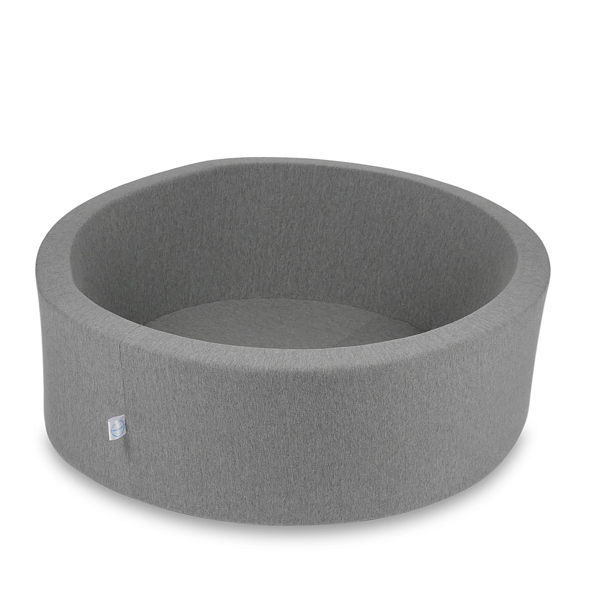 Graues Bällebad 90x30cm (Bälle nicht enthalten)