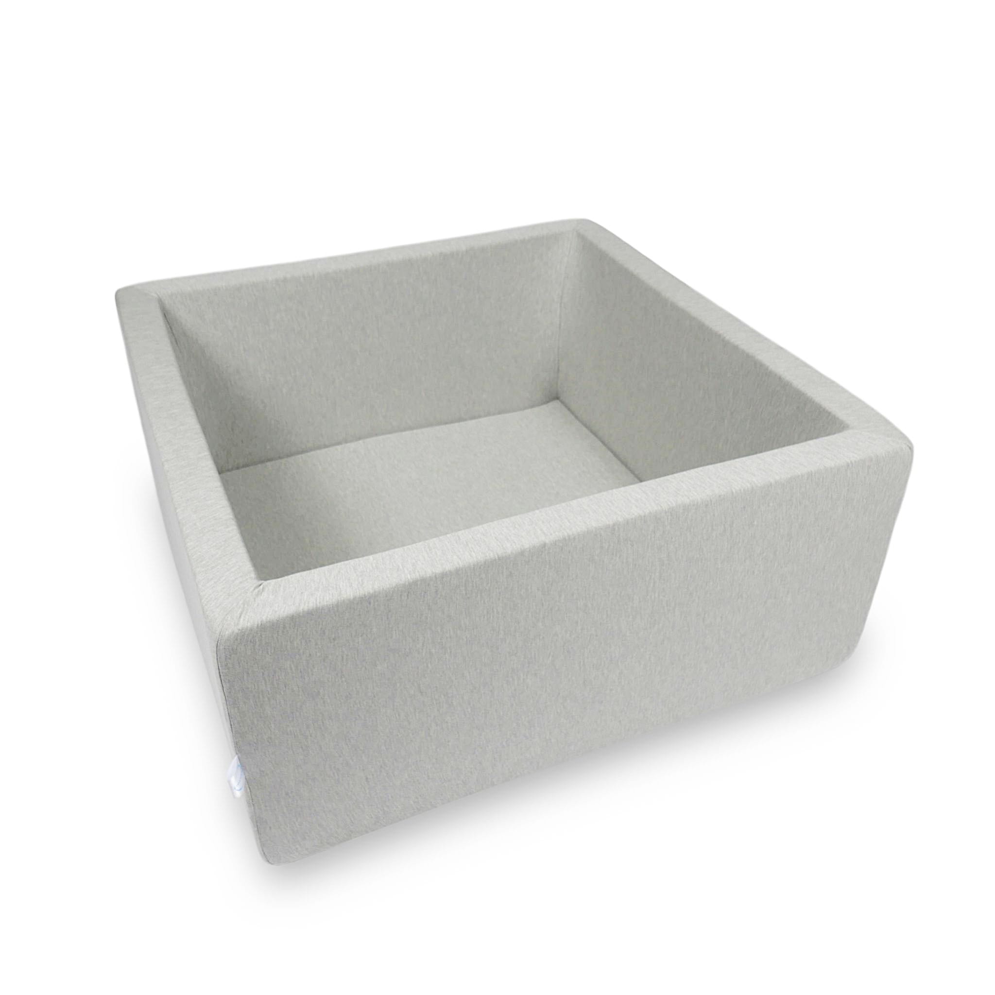 Bällebad 90x90x40cm, hellgrau, ohne Bälle