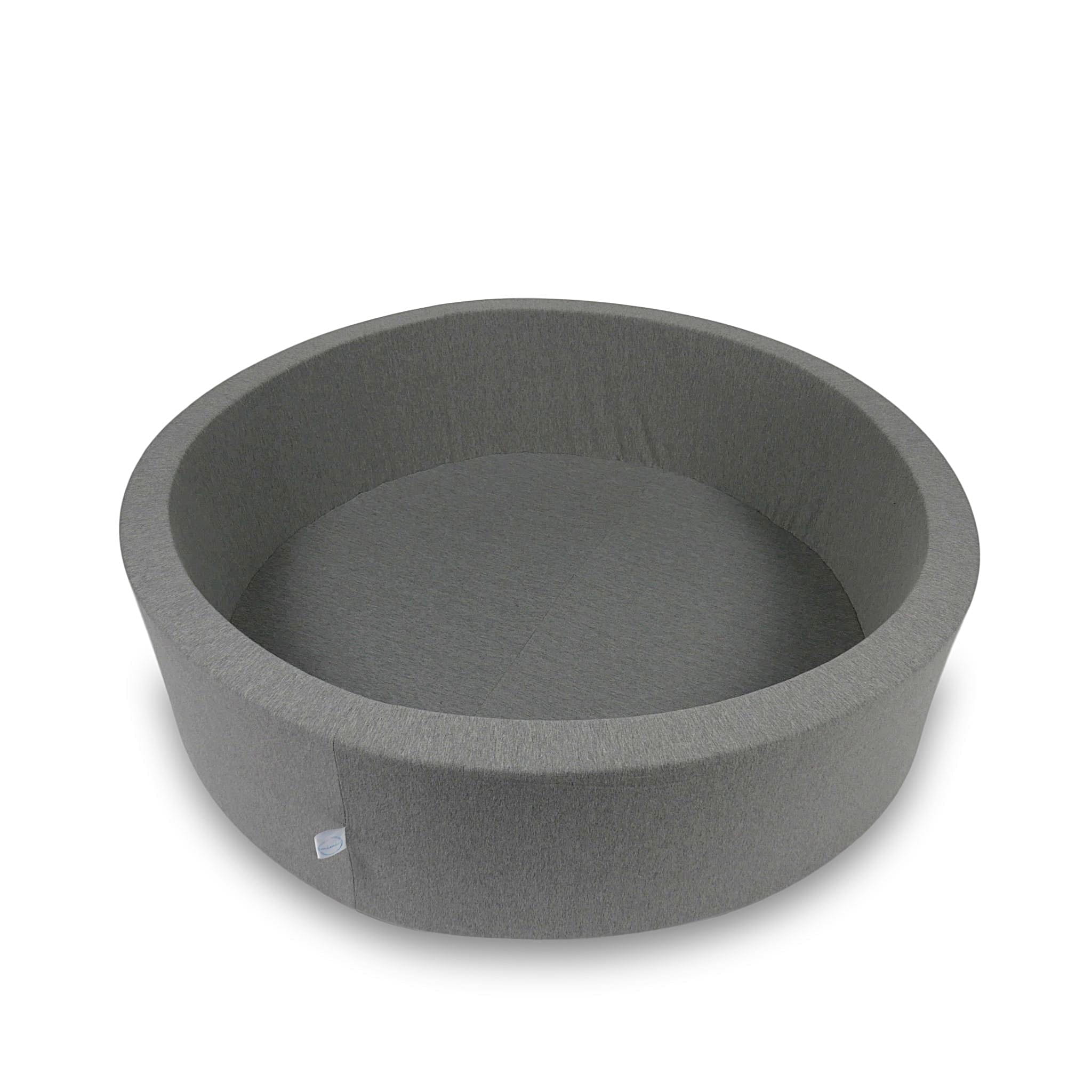 Graues Bällebad 110x30cm (Bälle nicht enthalten)