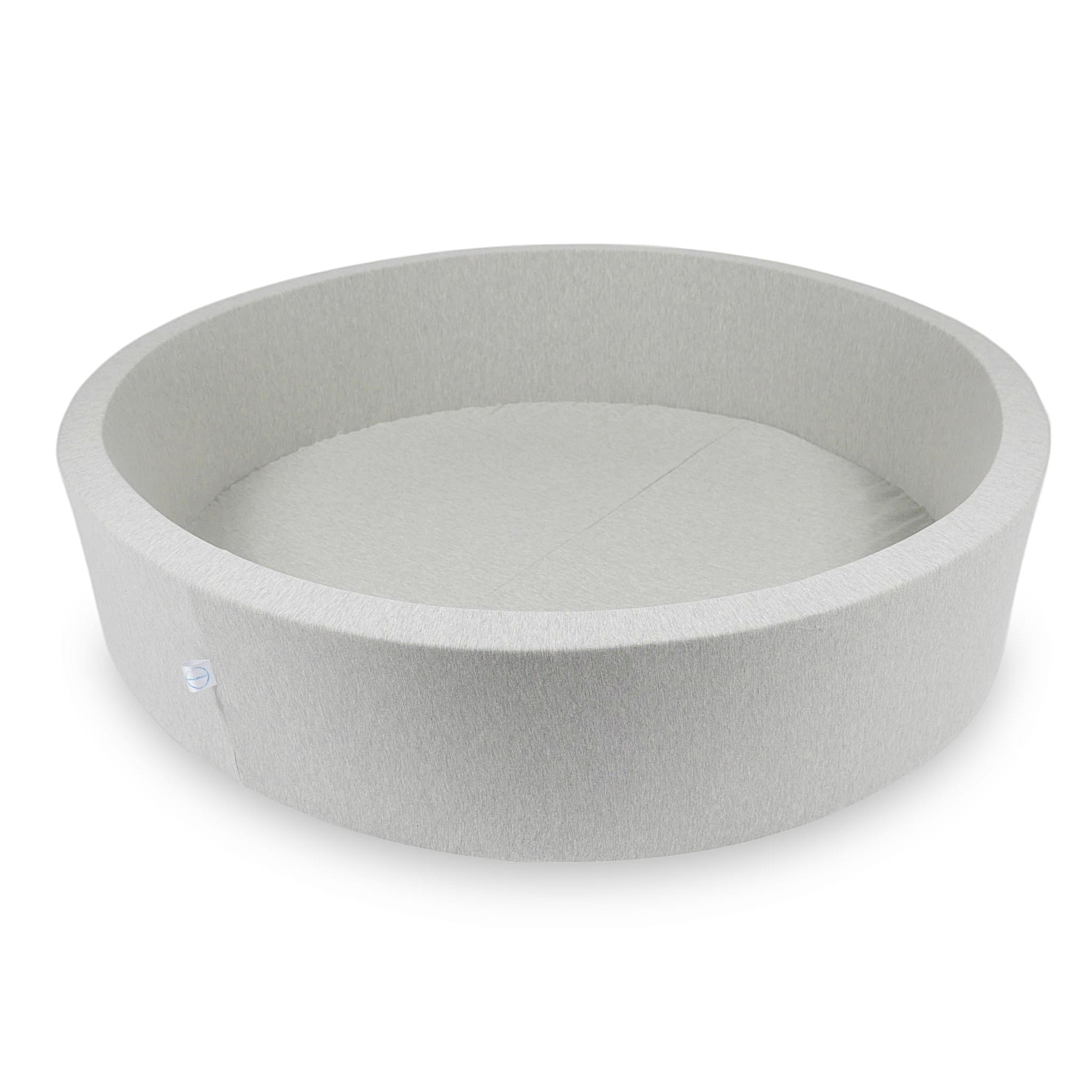 Bällebad 130x30cm, hellgrau, ohne Bälle